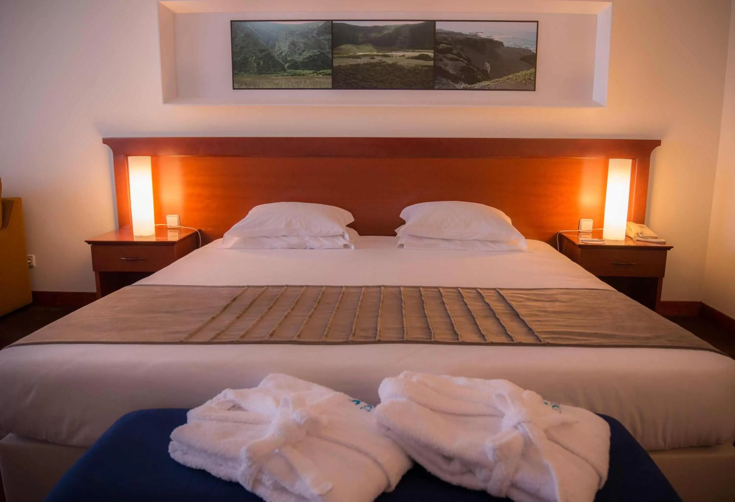 Bed in Azoris Faial Garden – Resort Hotel