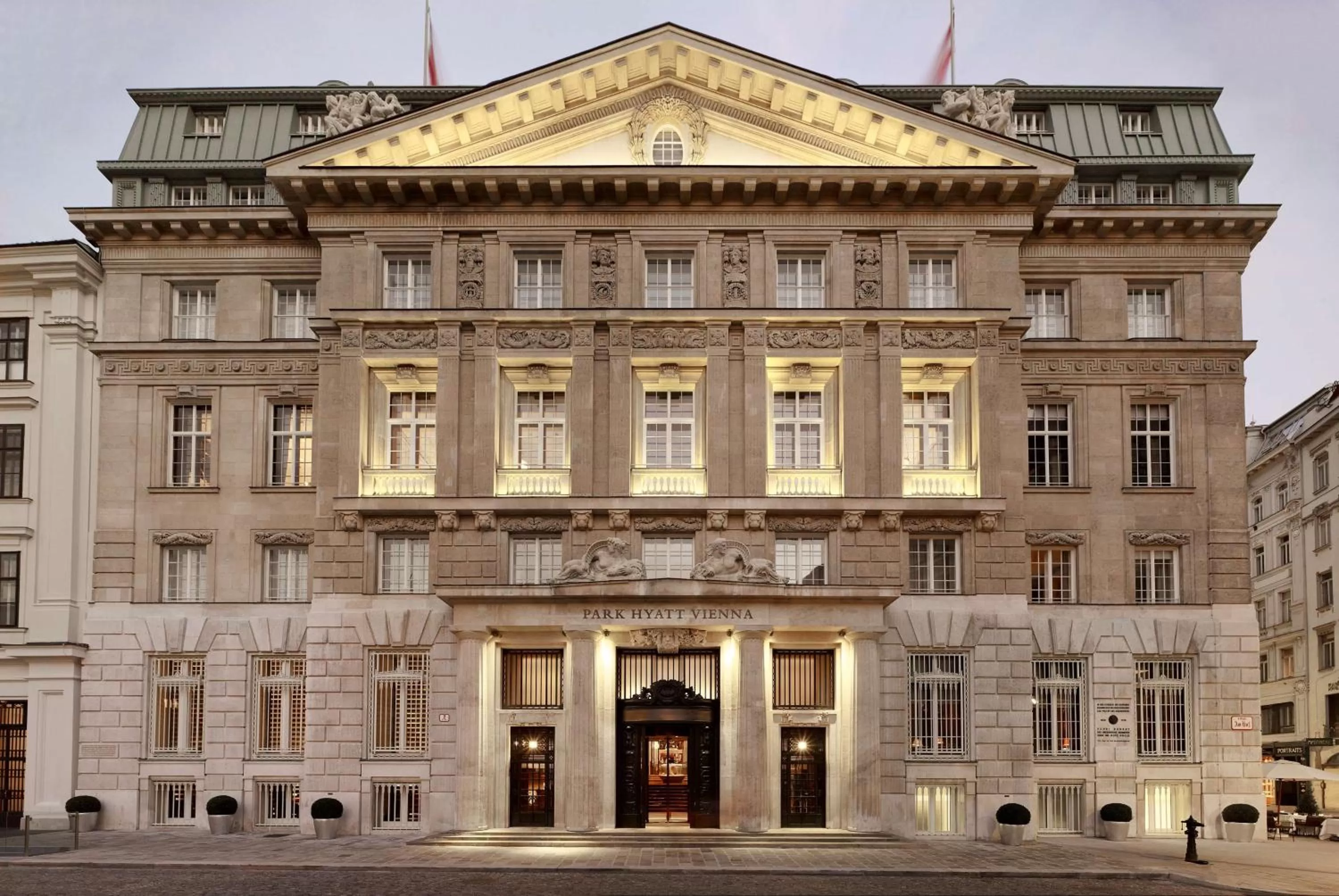 Property building in Park Hyatt Vienna