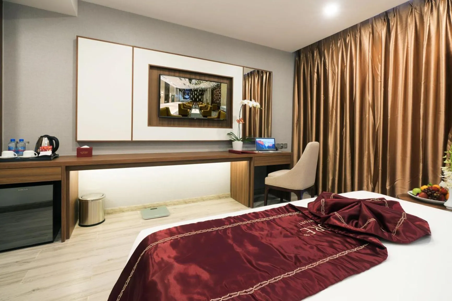 Bed in LeMore Hotel Nha Trang