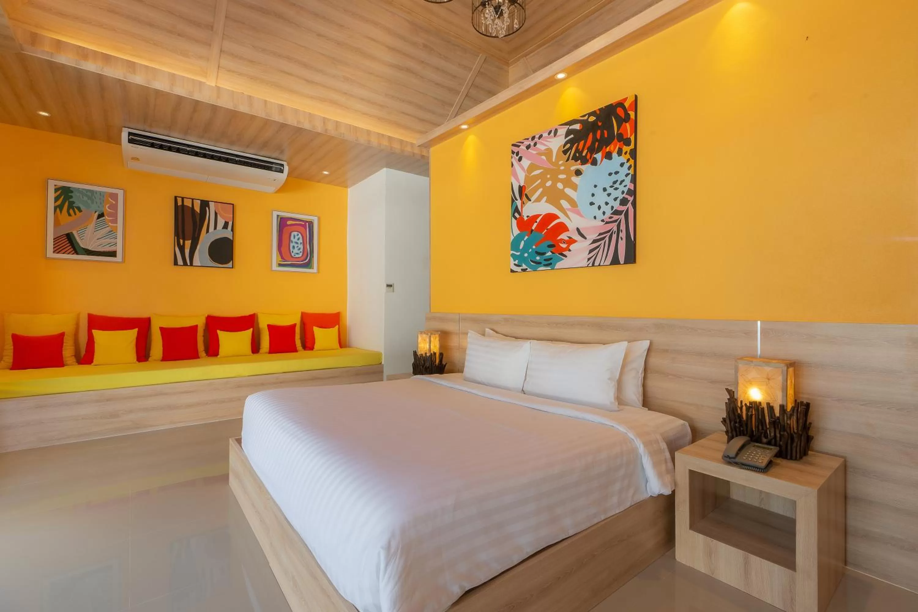 Bedroom, Bed in Dhevan Dara Resort & Spa Hua Hin - Pool Villa