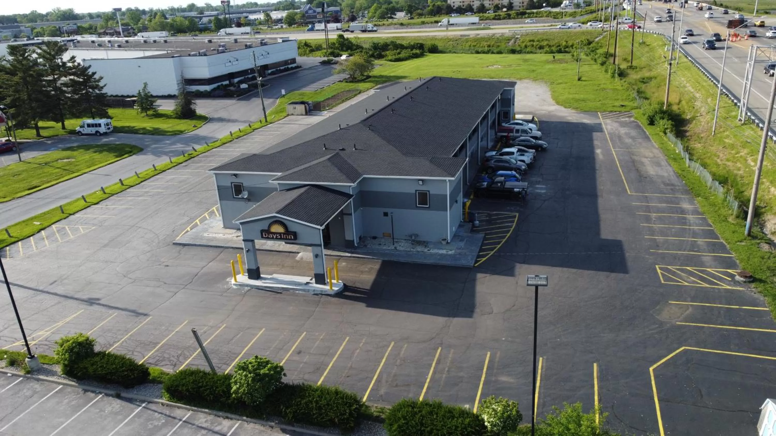 Property building in Days Inn by Wyndham Indianapolis East Post Road