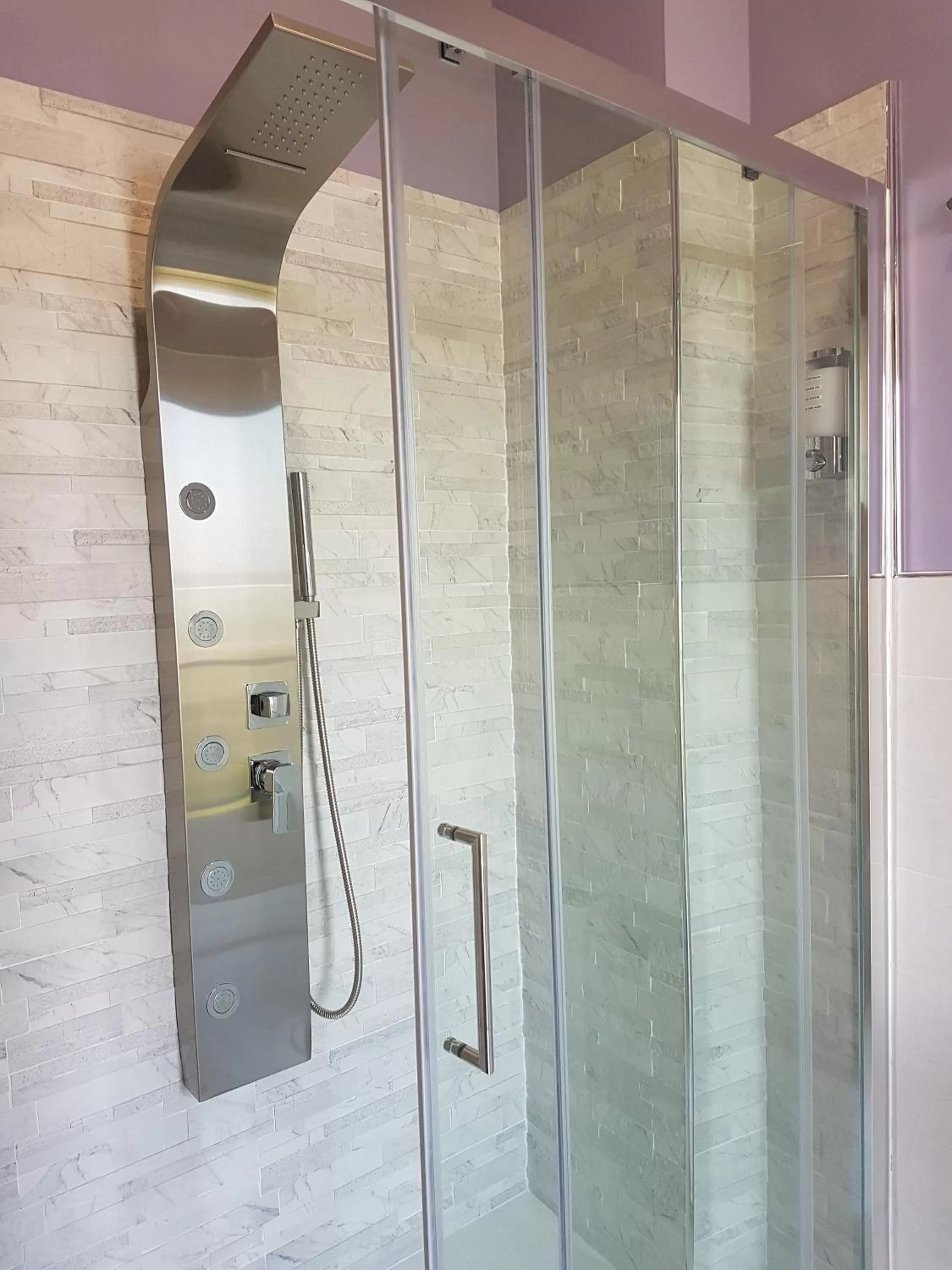 Shower in Villa Bellavista Alba, B&B