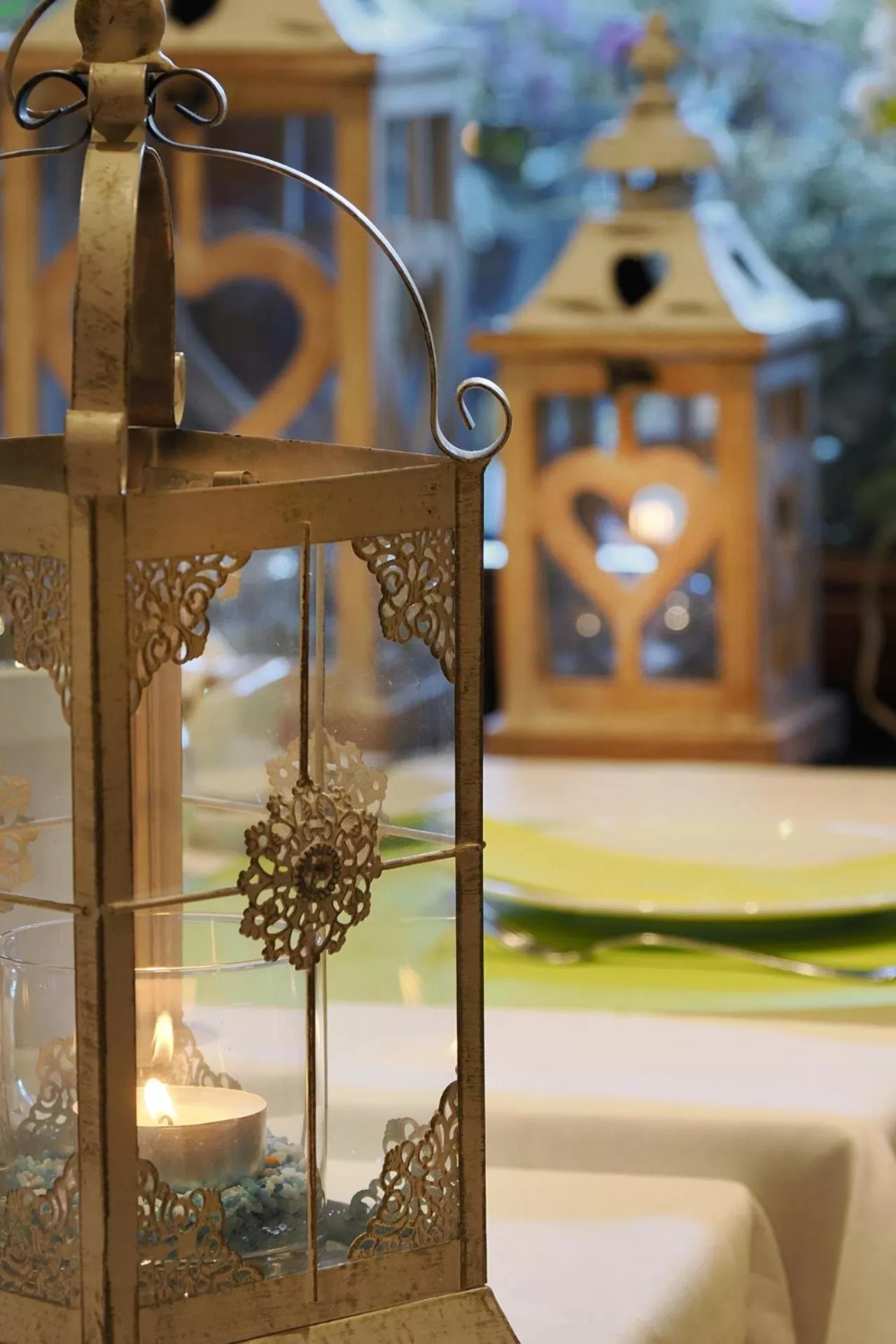 Decorative detail in Charme Hotel Ristorante Tre Terre