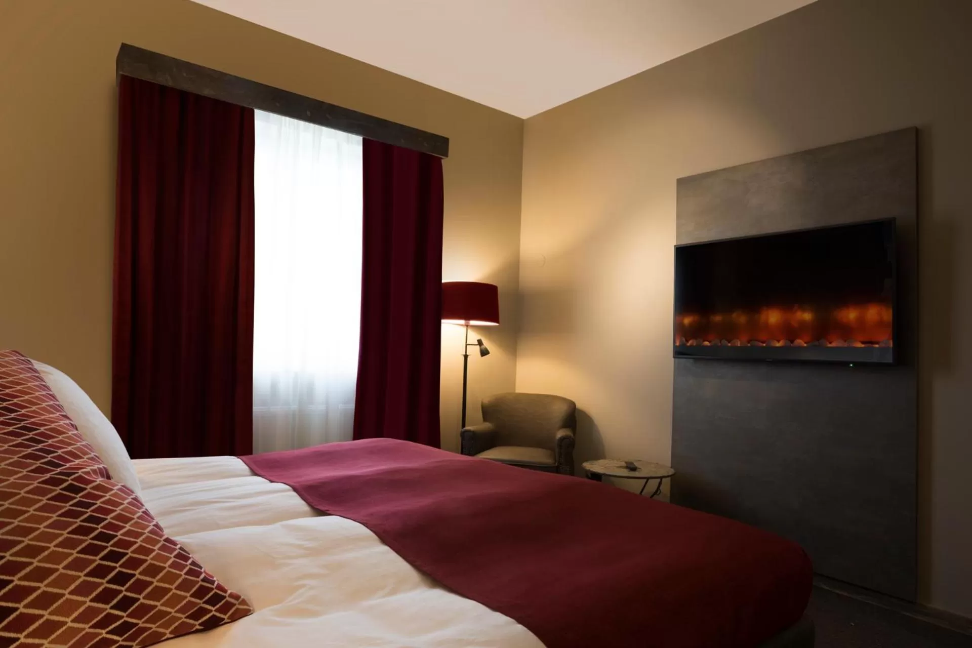 Bed in Hotell Nordic