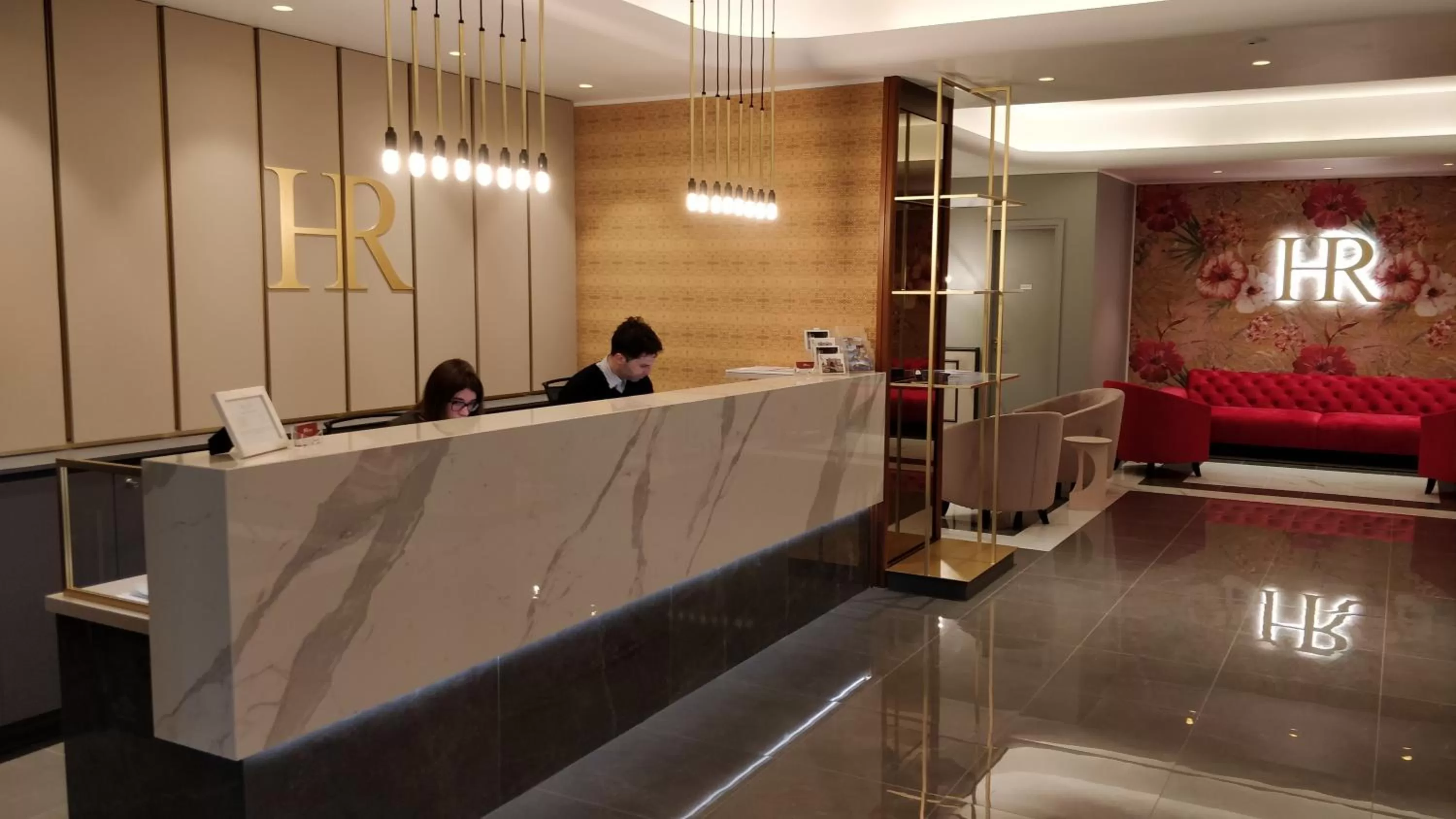 Lobby or reception in Hotel Roma
