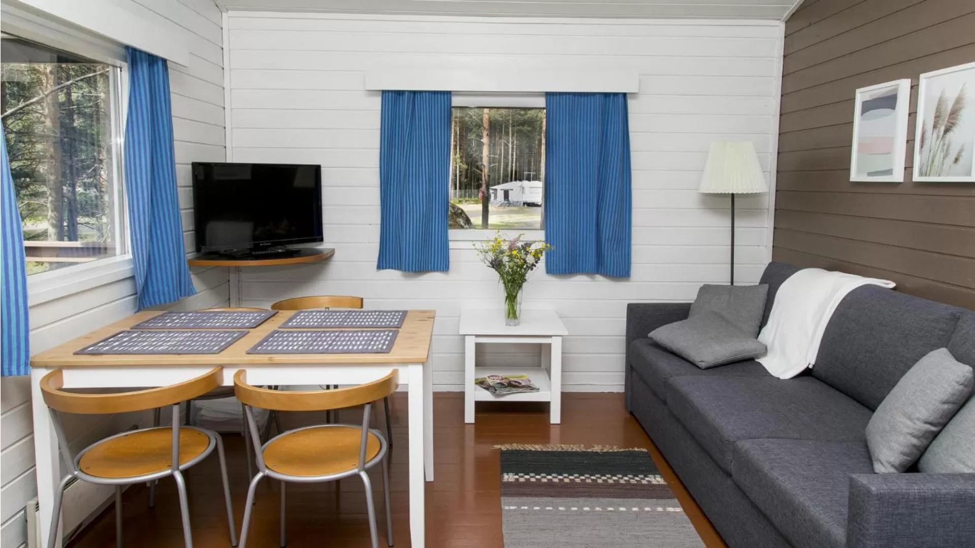 TV and multimedia in Santalahti Resort Cottages & Villas