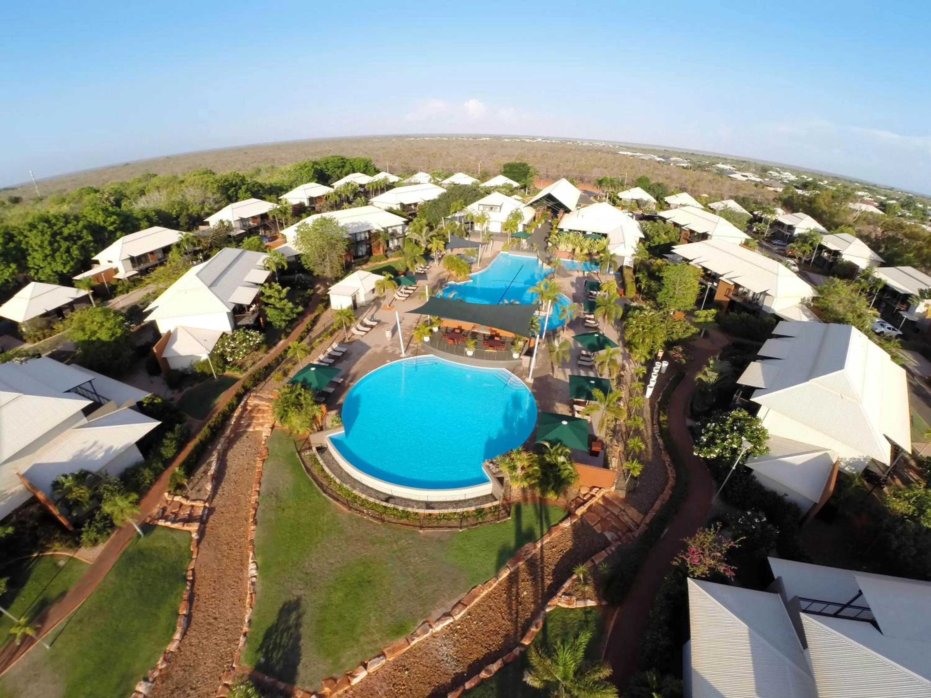 Bird's eye view in Oaks Cable Beach Resort