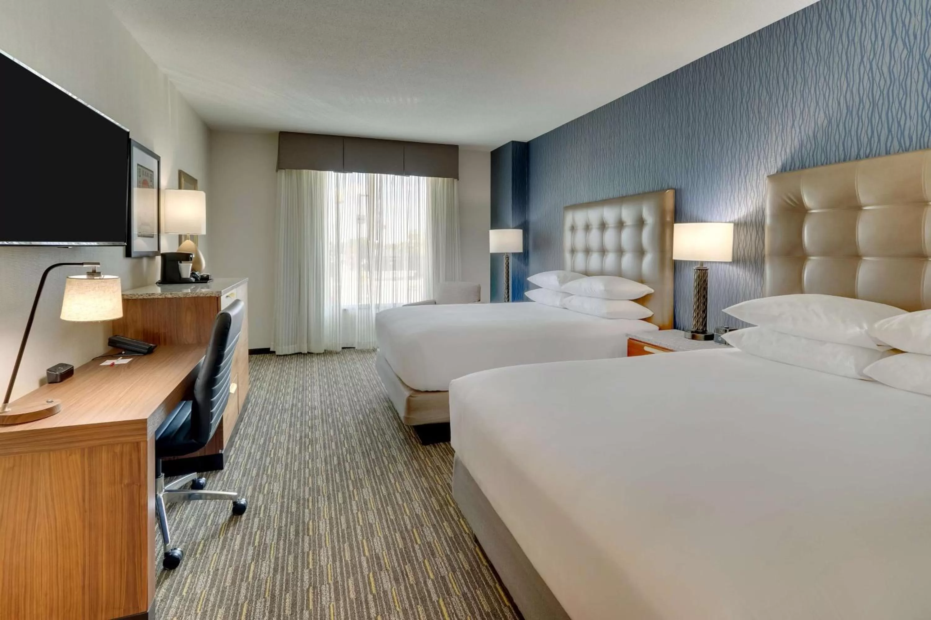 Deluxe Queen Room with Two Queen Beds - Accessible, Tub in Drury Inn & Suites Lafayette IN