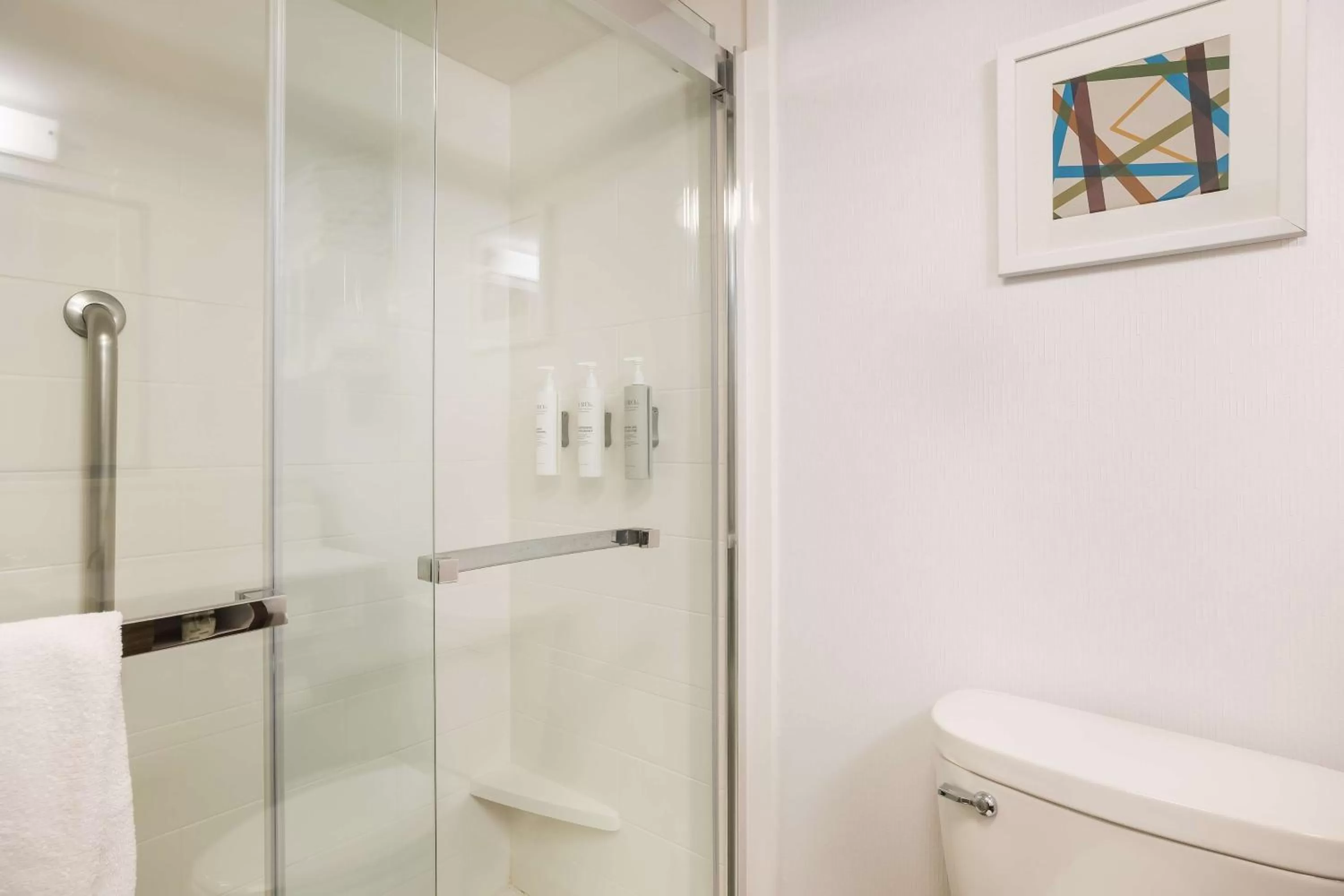 Bathroom in Hampton Inn McHenry