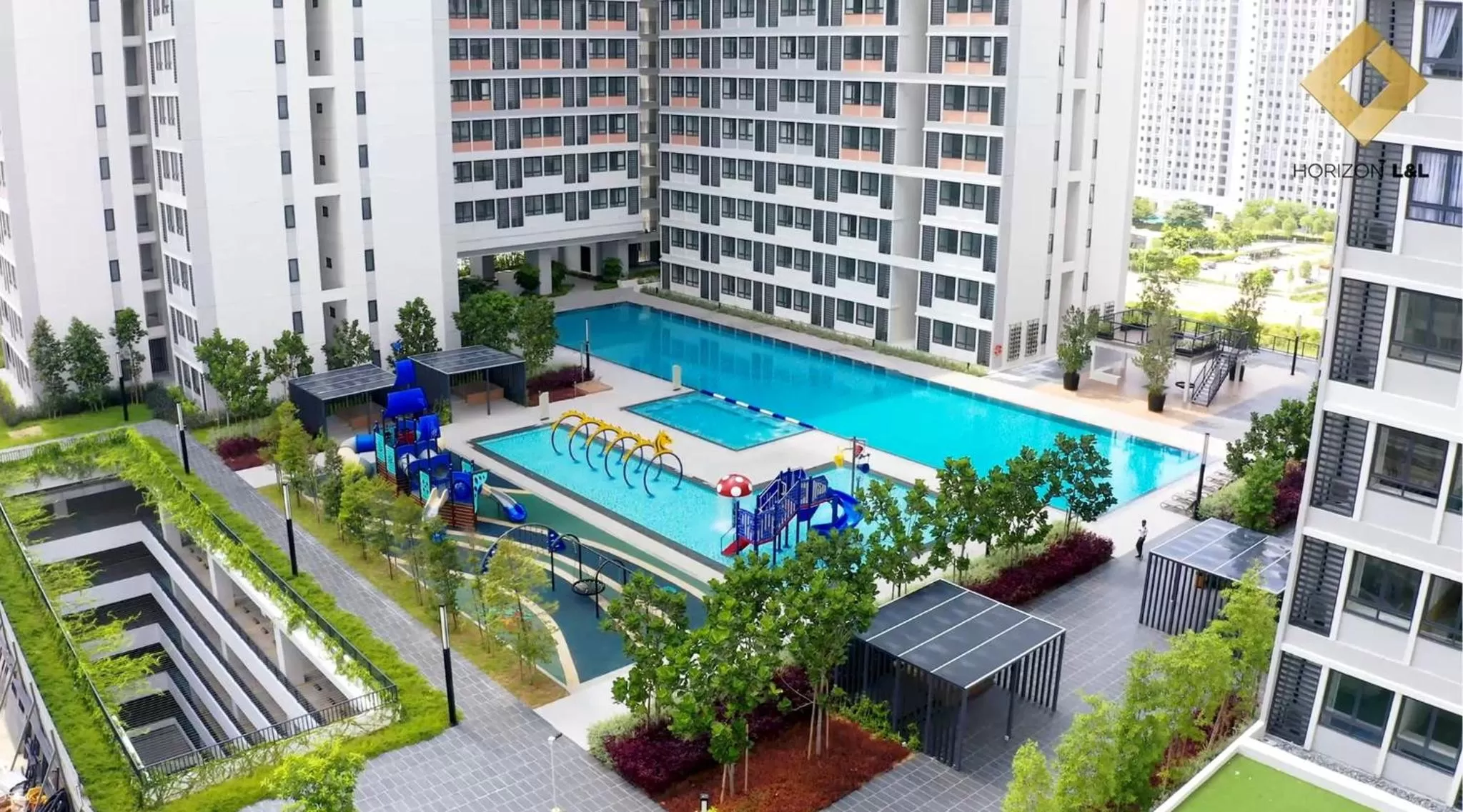 View (from property/room), Pool View in Horizon Suites by CH Homes , Sepang near by KLIA - KLIA 2