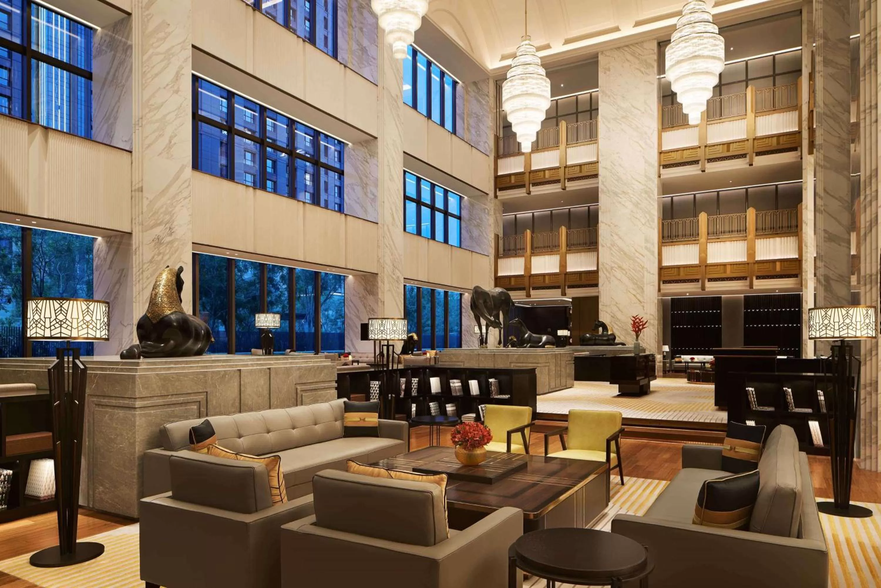 Dining area in Conrad Tianjin