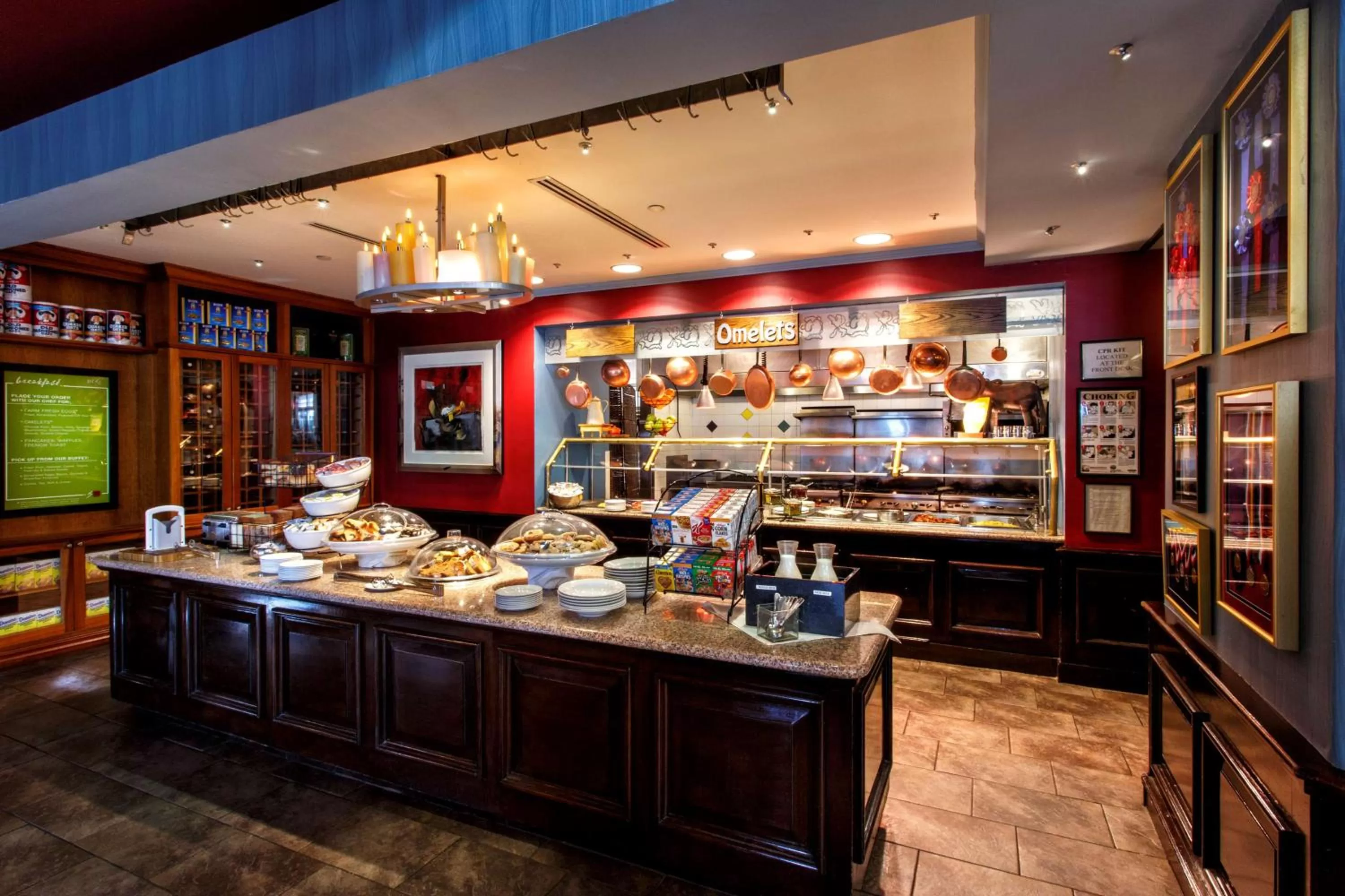 Breakfast in Hilton Garden Inn New York/Staten Island