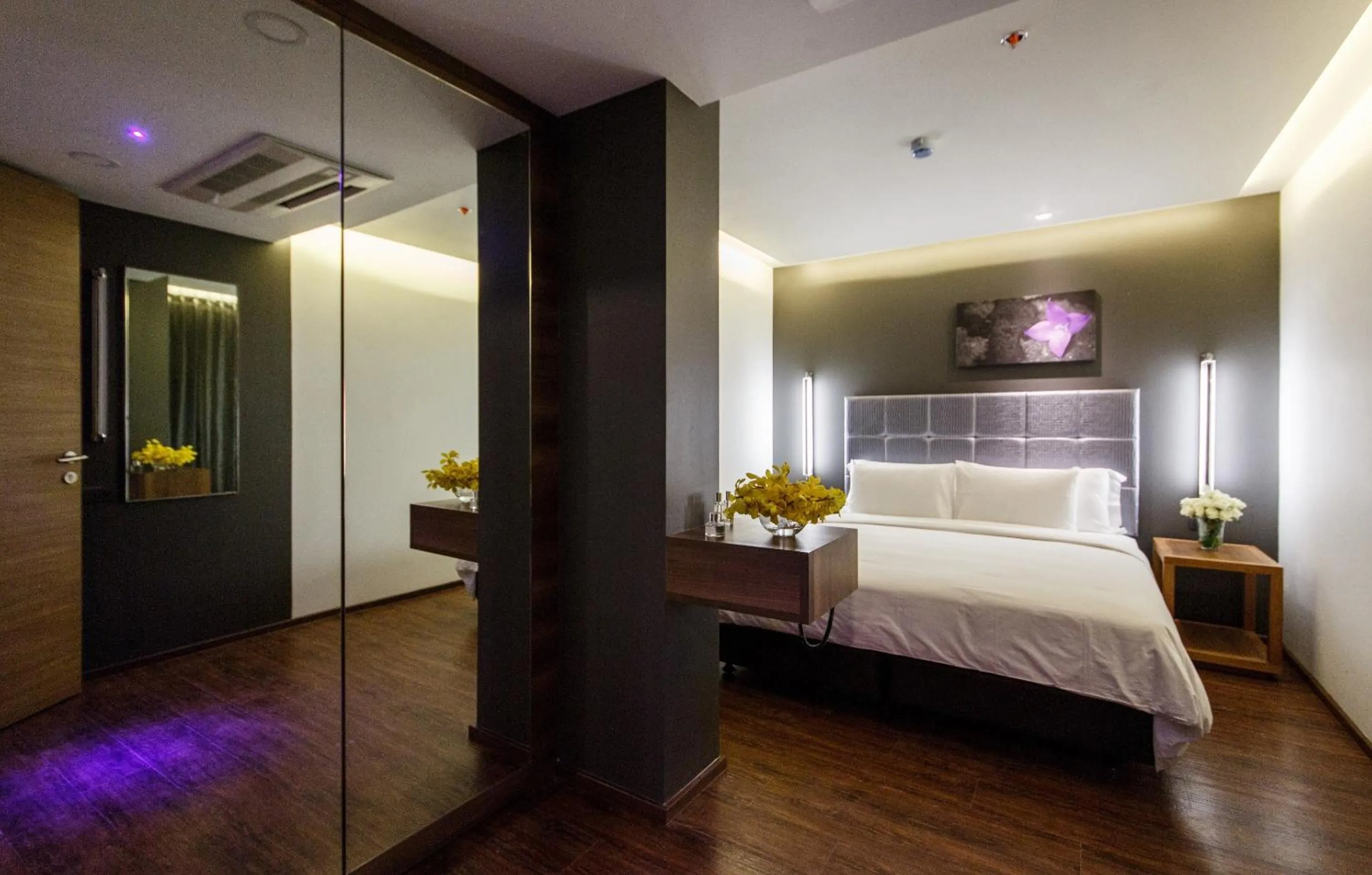 Bed in LiT BANGKOK Residence