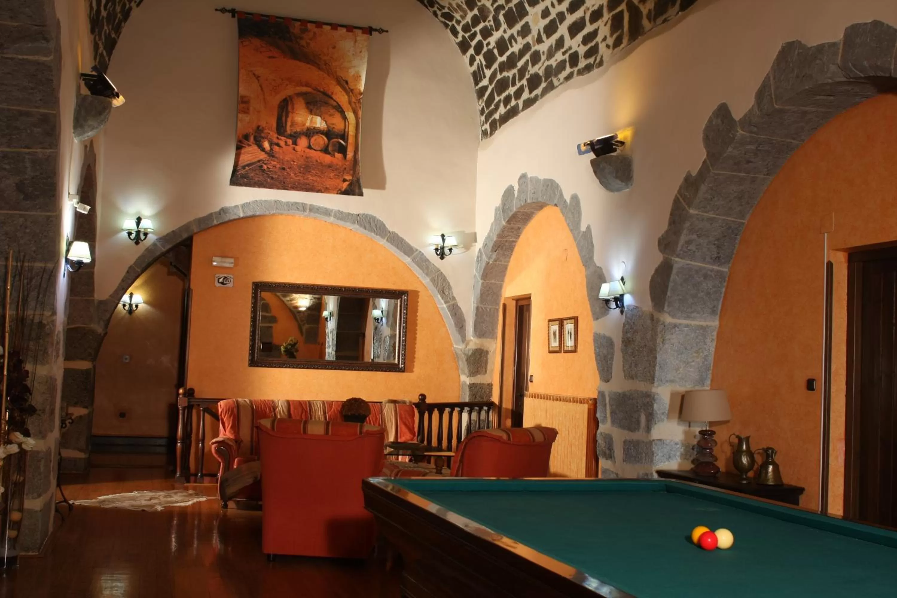 Billiard in Hotel Larrañaga