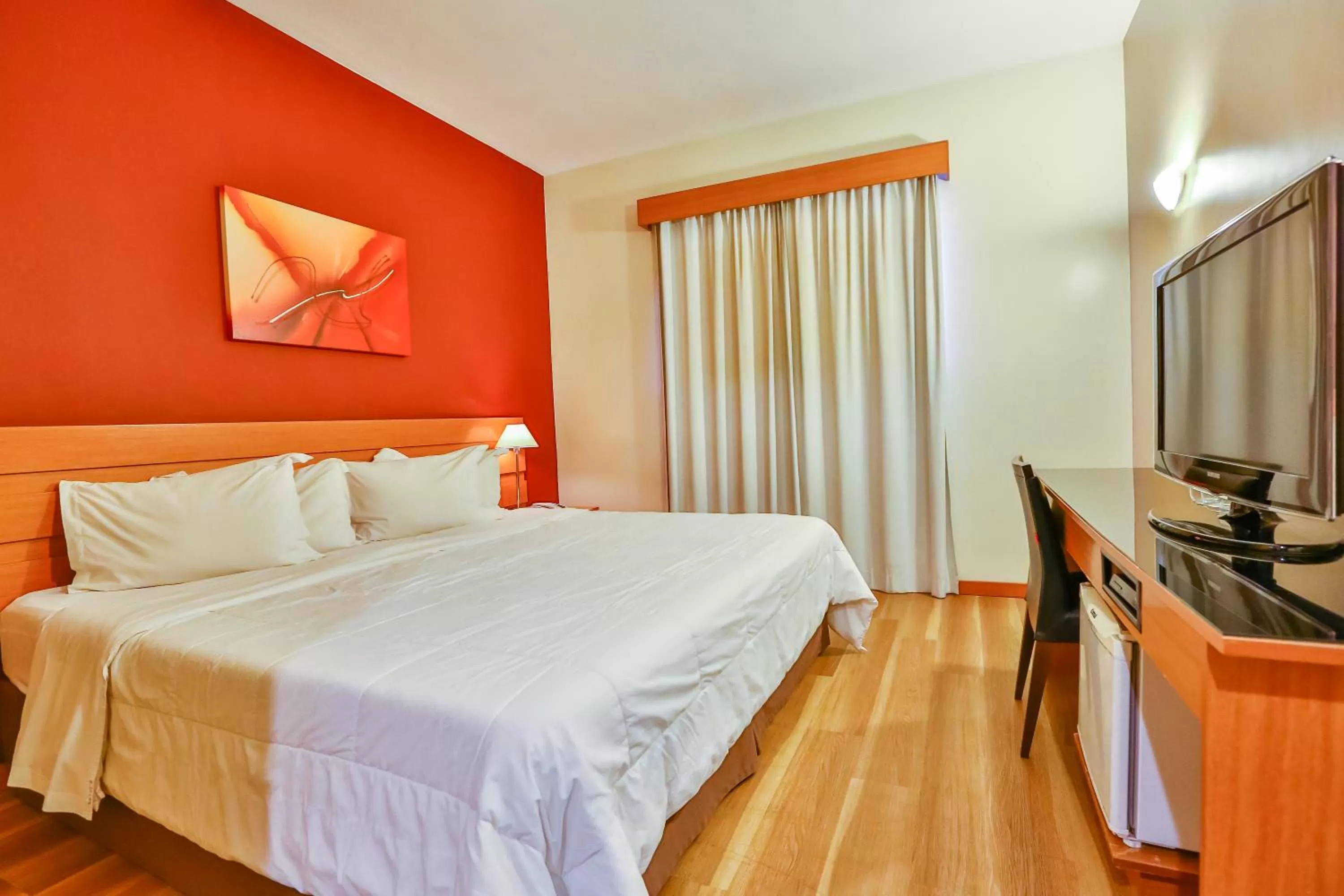 Bed in Red Roof Inn Jundiaí