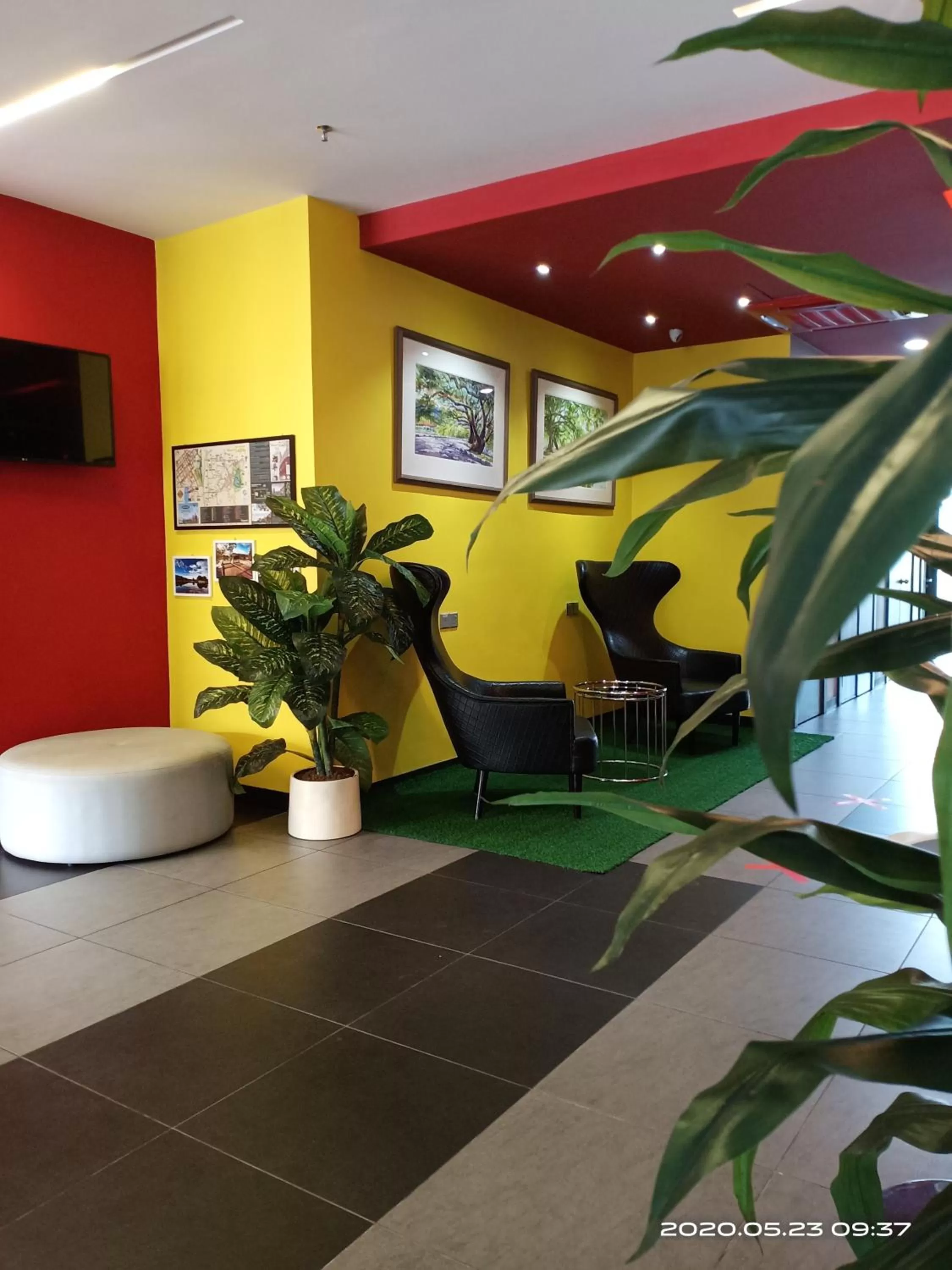 Seating area in Sense Hotel Taiping