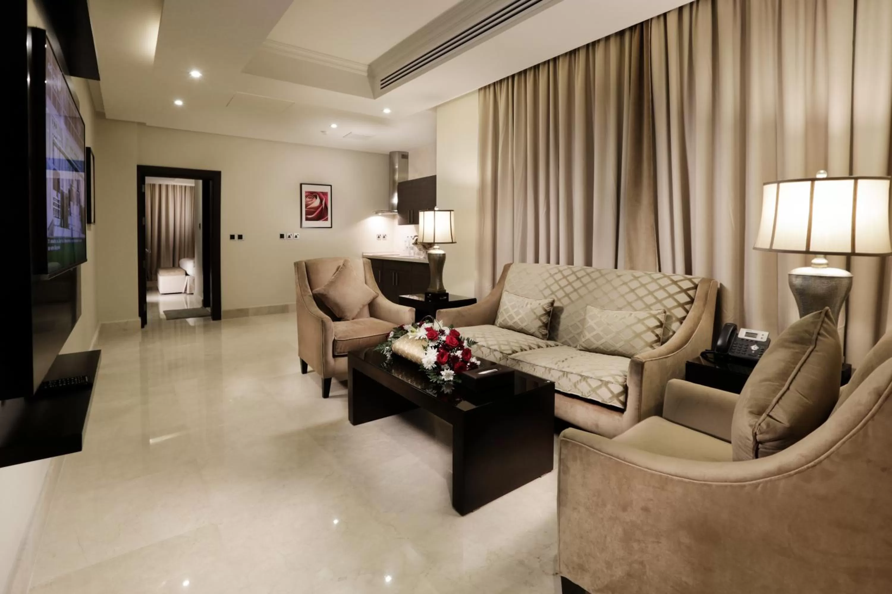 Living room in Aswar Hotel Suites