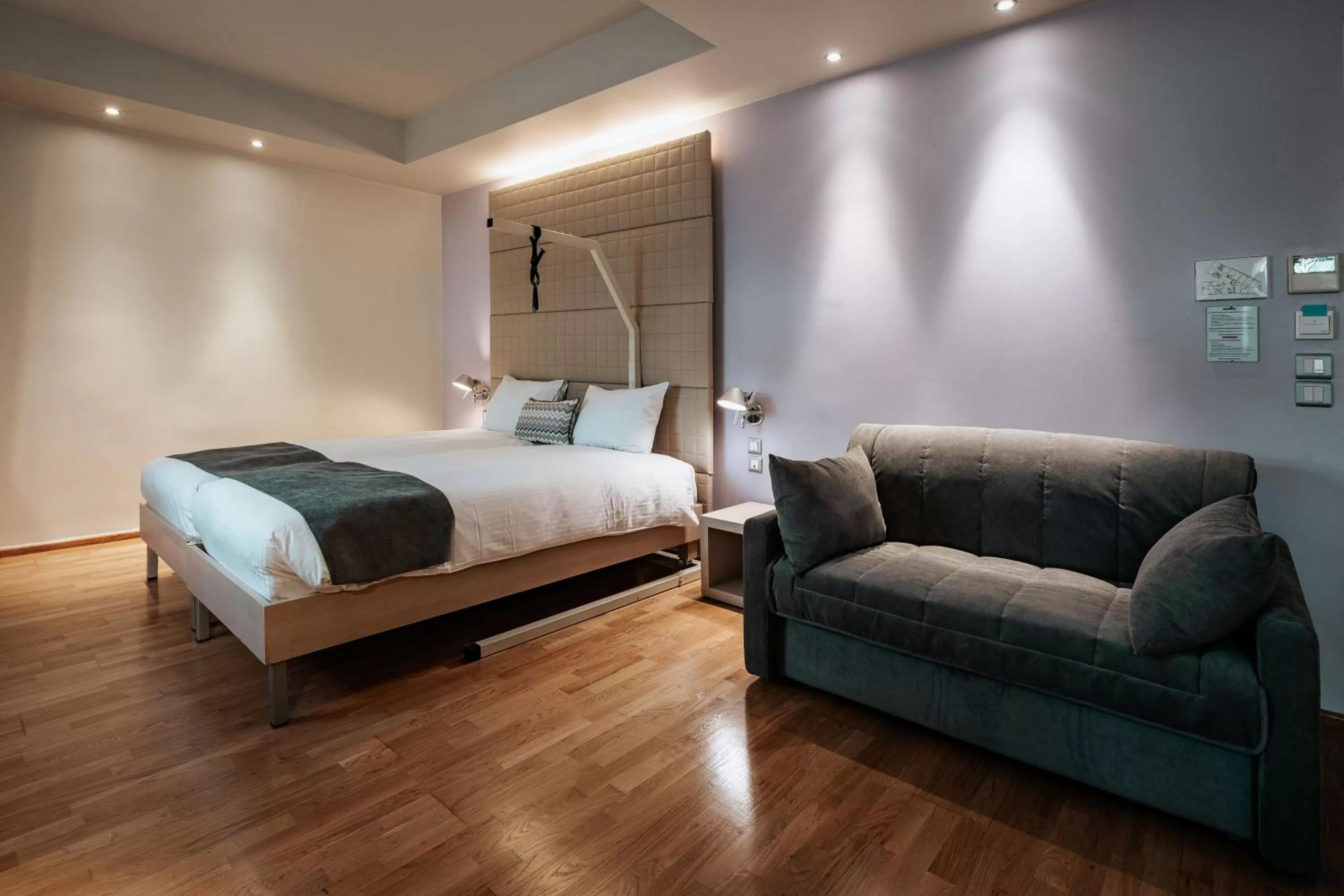 Photo of the whole room, Bed in Domotel Olympia