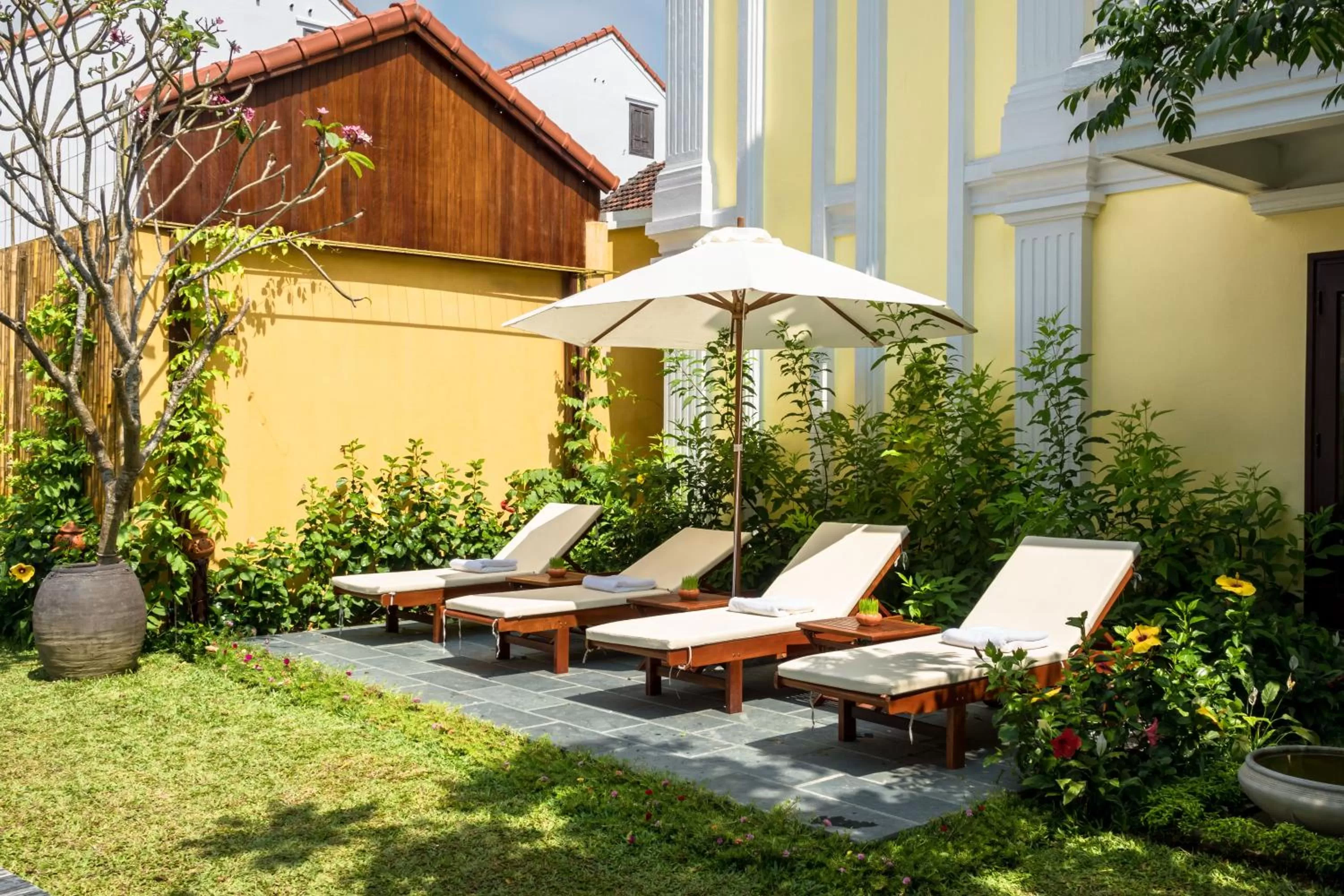 Patio in Hoian Central Hotel