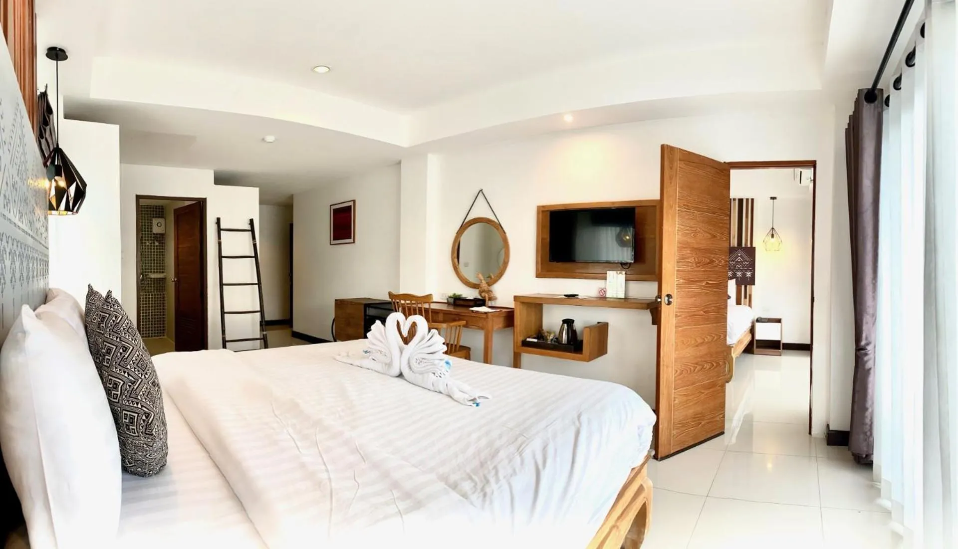 Photo of the whole room, Bed in My Chiangmai Boutique Lodge