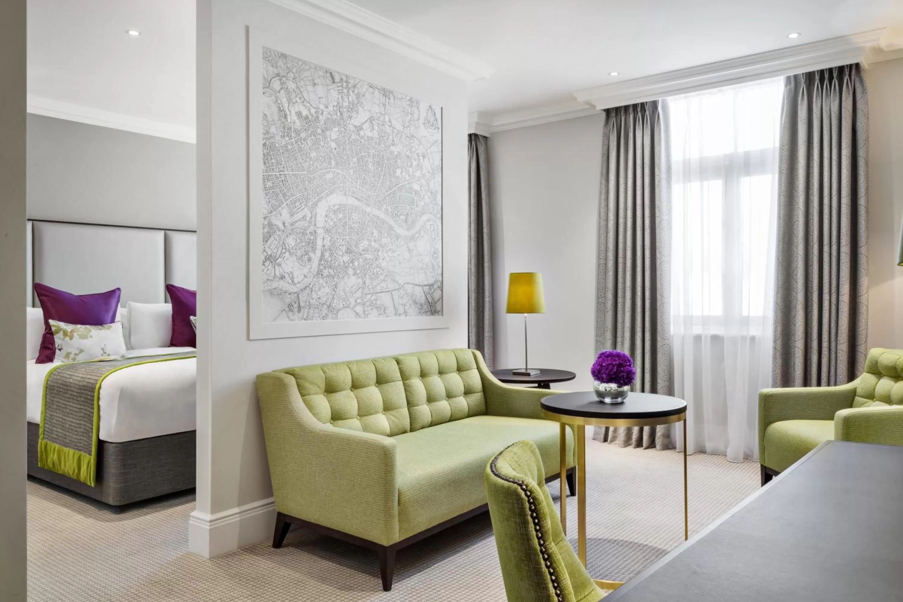 Bed in St. James' Court, A Taj Hotel, London