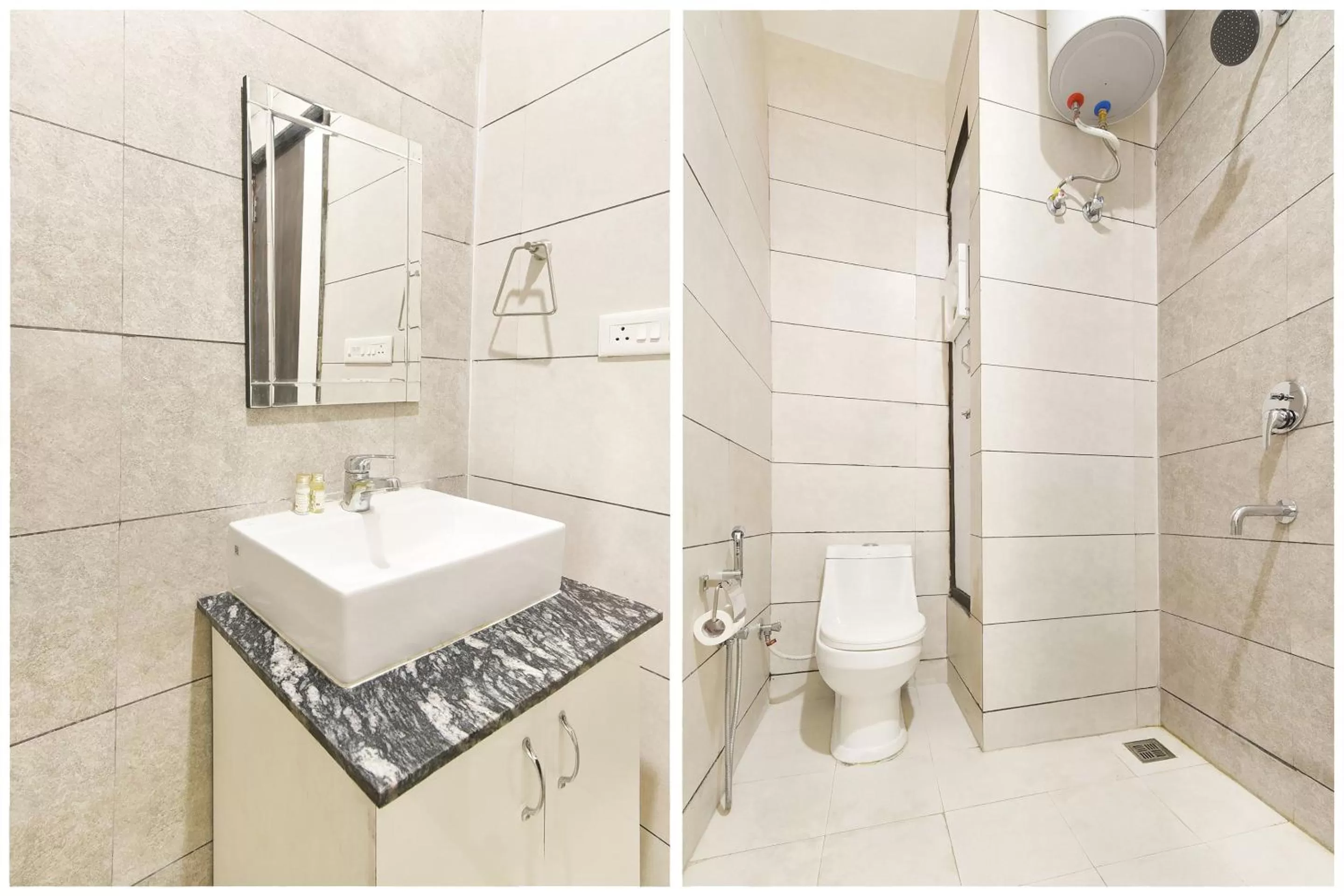 Bathroom in Capital O Yogasthali Inn Hotel And Spa