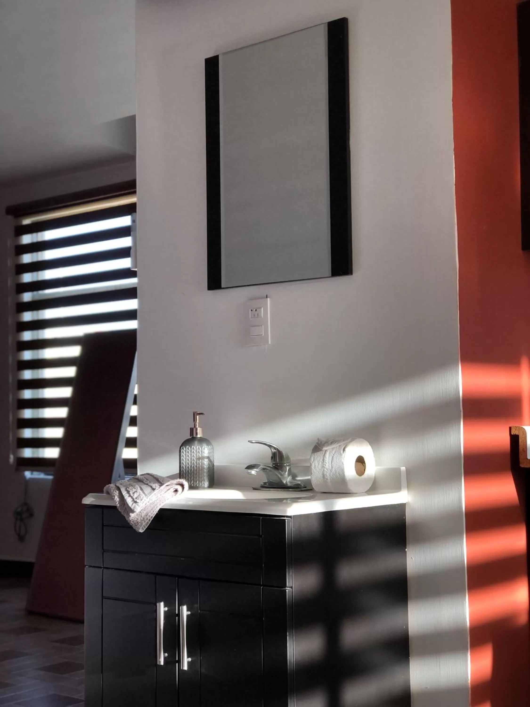 Bed, Bathroom in Departamentos Bonsai