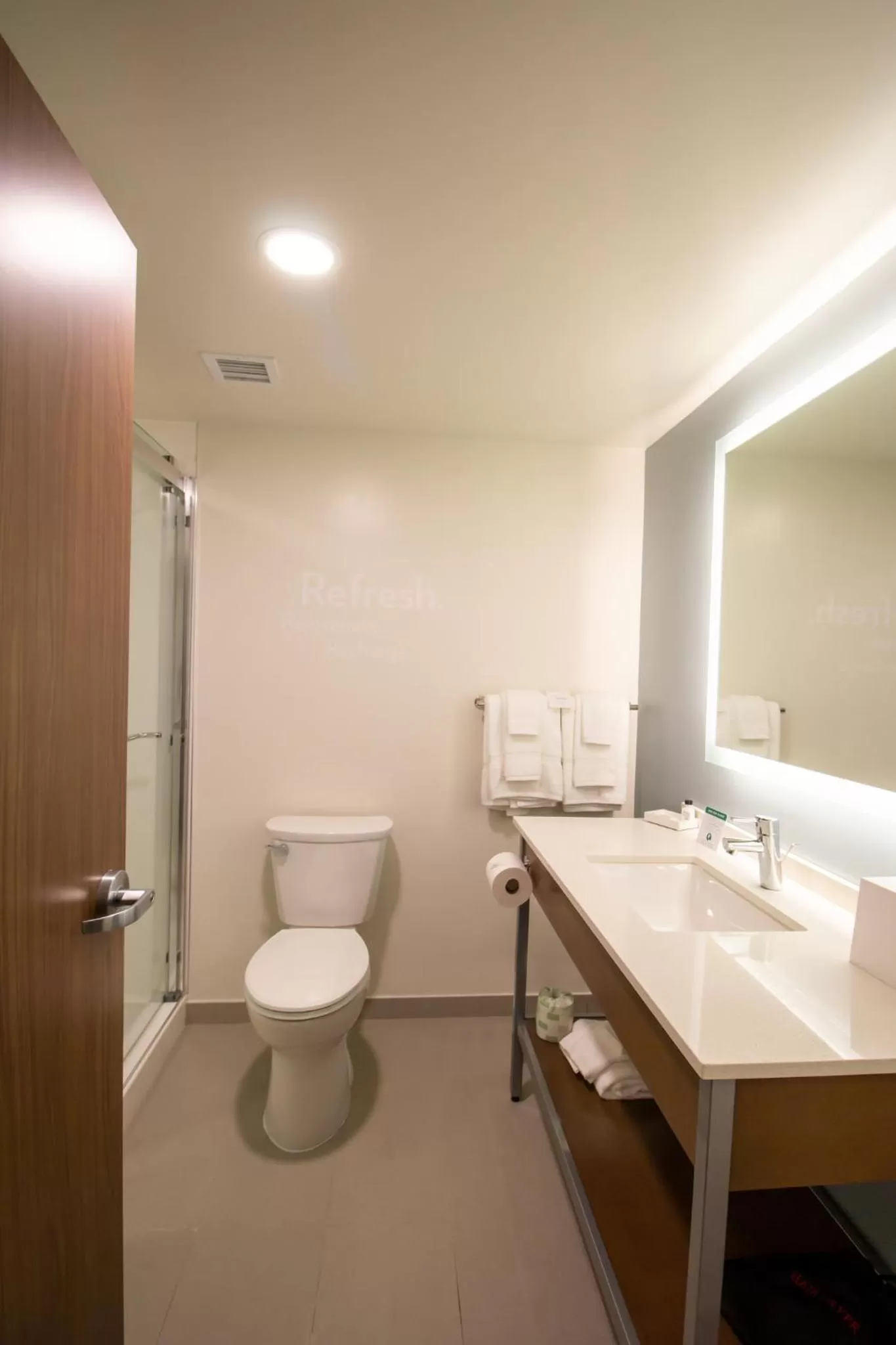 Bathroom in EVEN Hotel Manchester Airport by IHG