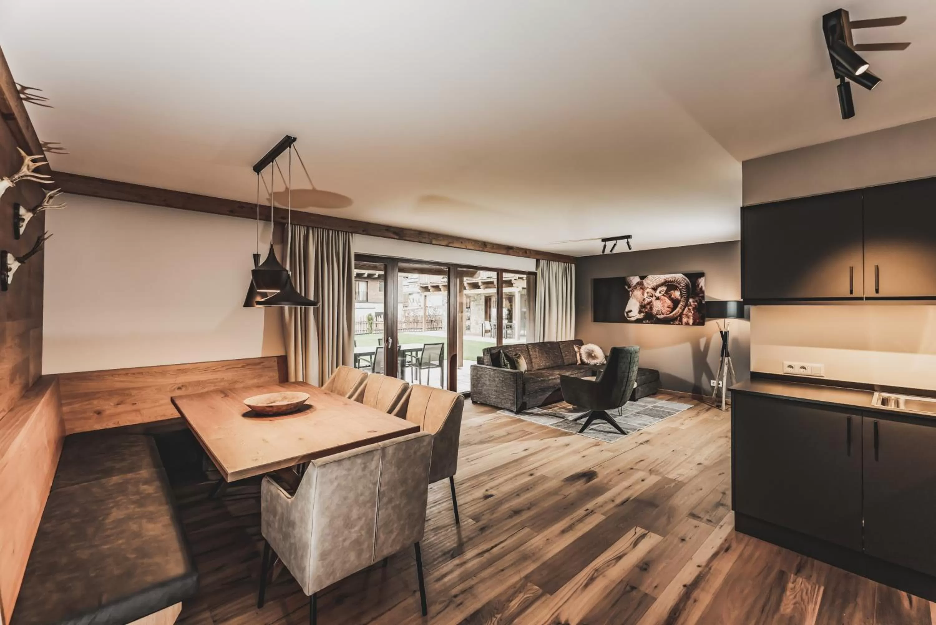 Living room, Seating Area in PURE Resort Ehrwald