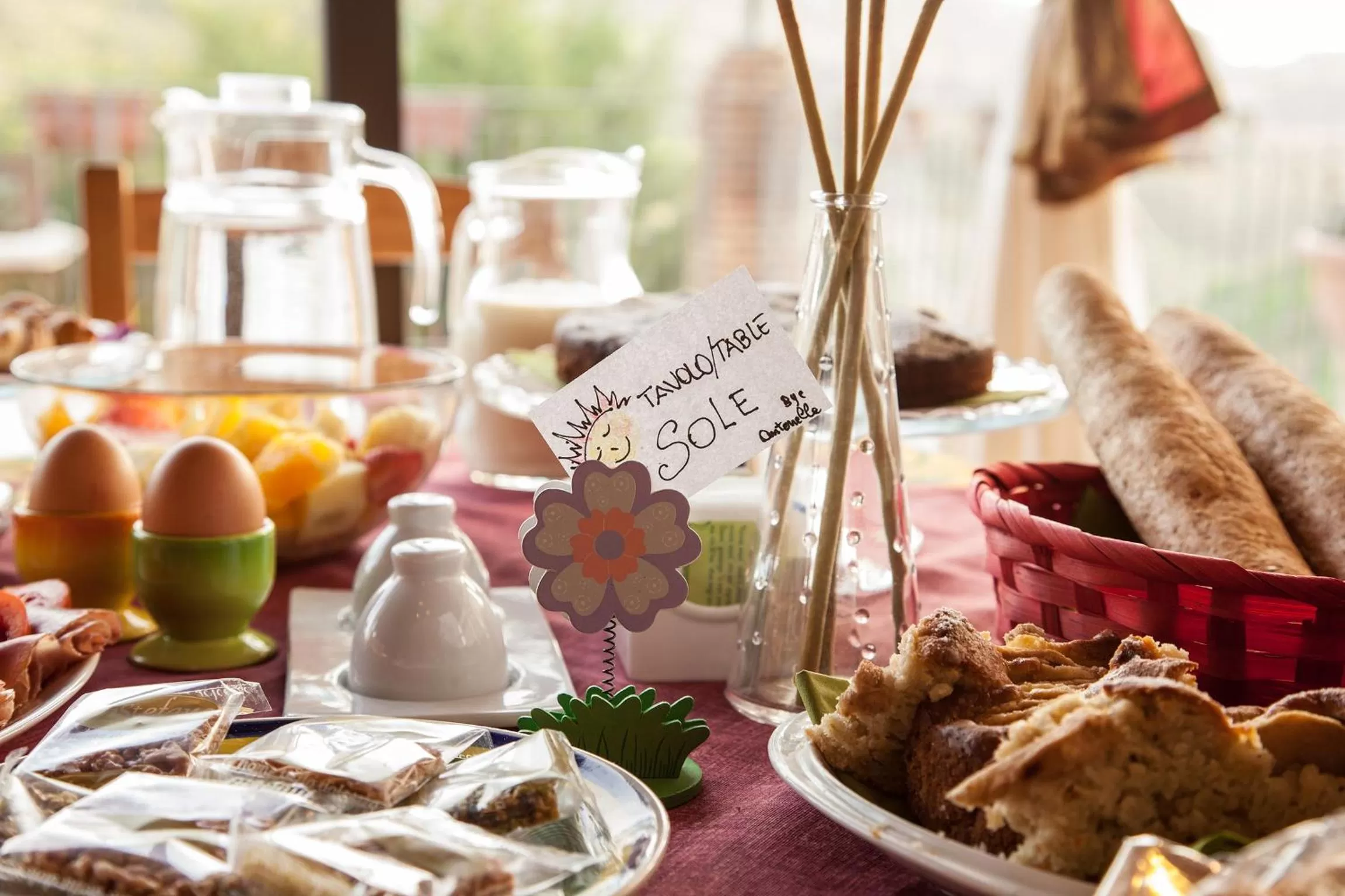 Food in B&B Villa del Sole Relais