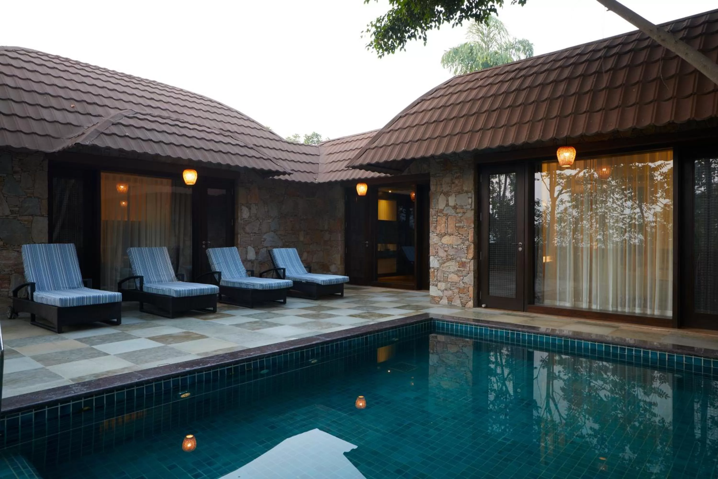 Swimming pool in The Ananta Udaipur