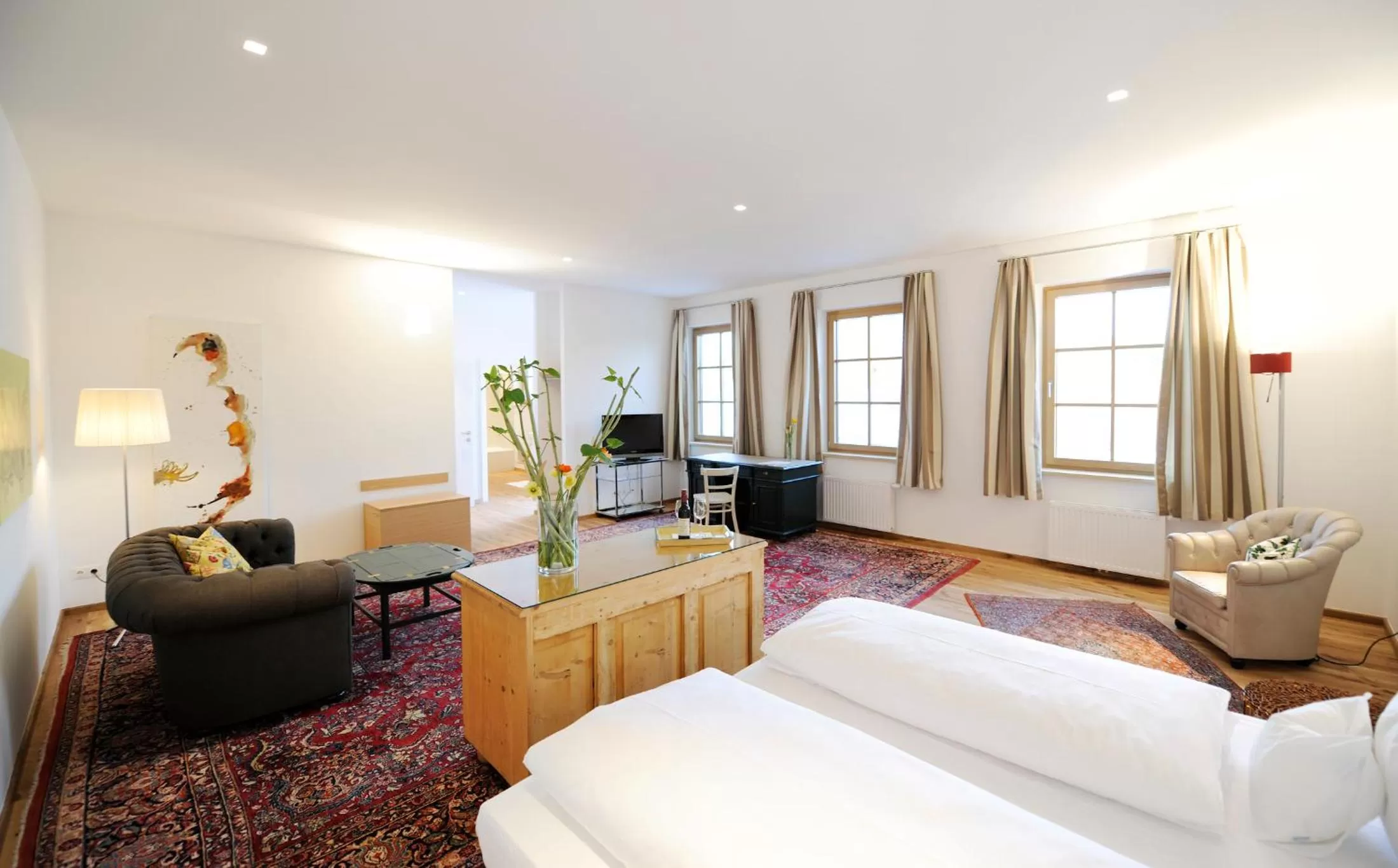 Living room, Bed in Genuss Am Hof