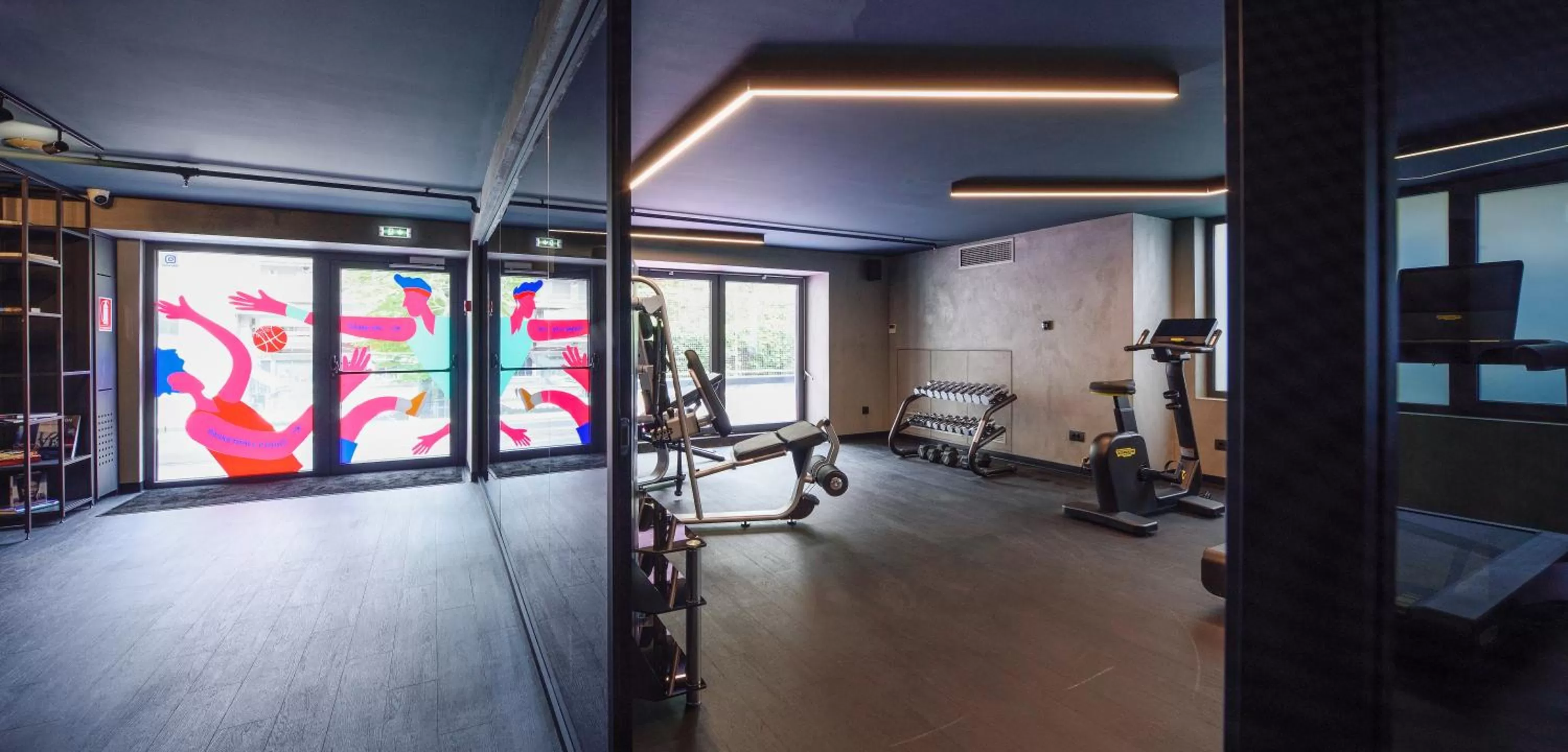 Fitness centre/facilities in ONOMA Hotel
