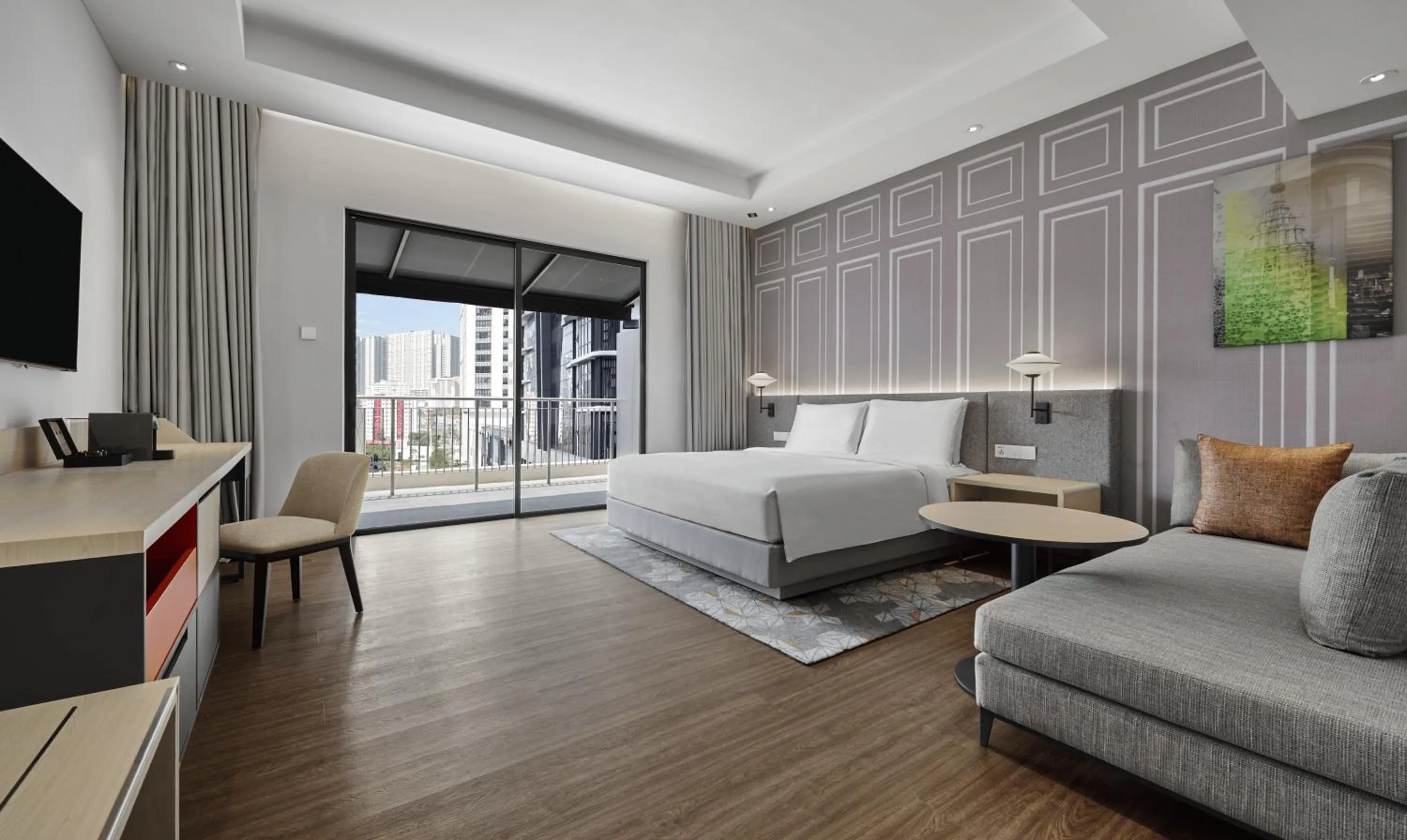 Bed in Hyatt Place Kuala Lumpur Bukit Jalil