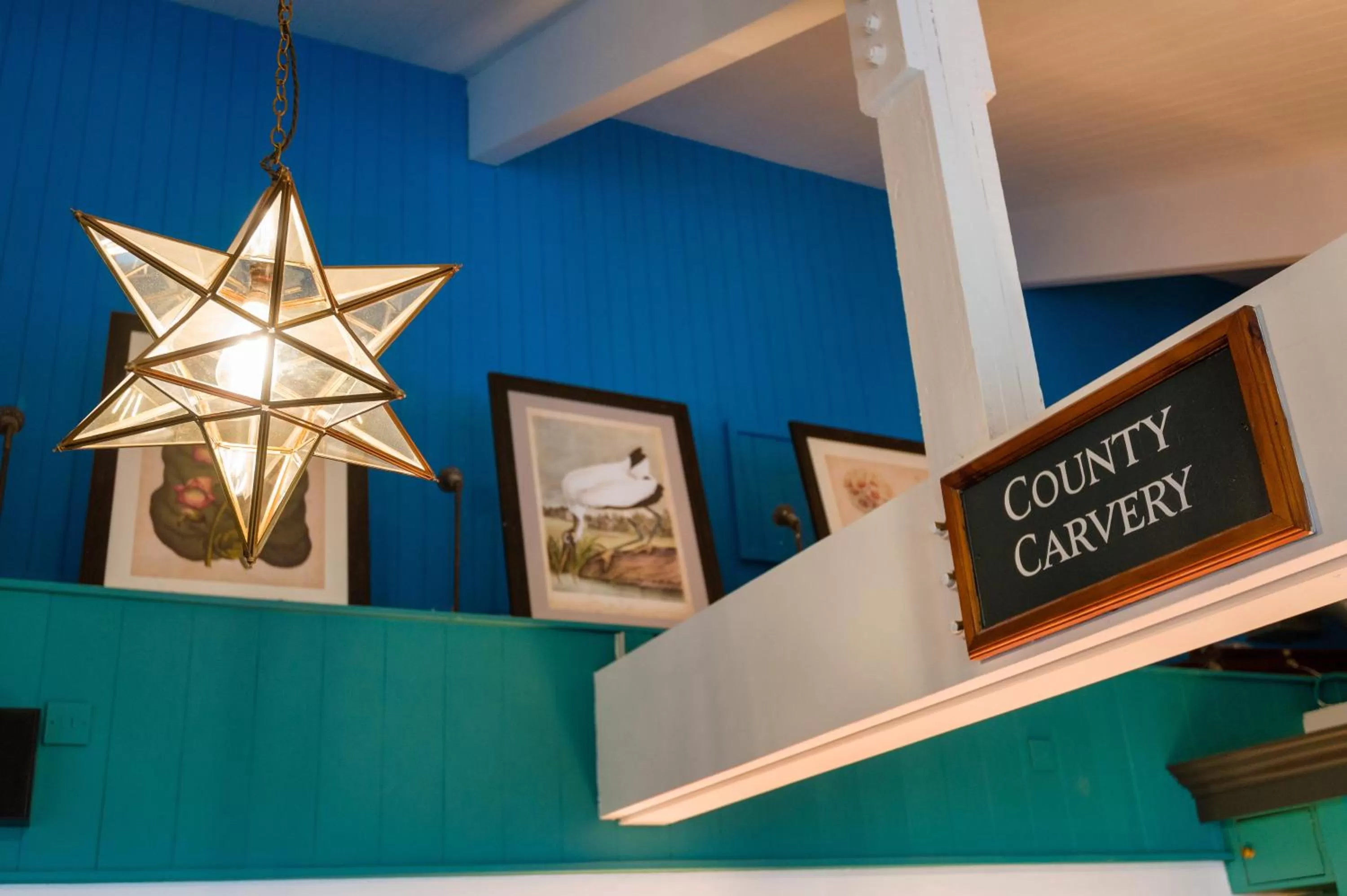 Decorative detail in County Arms