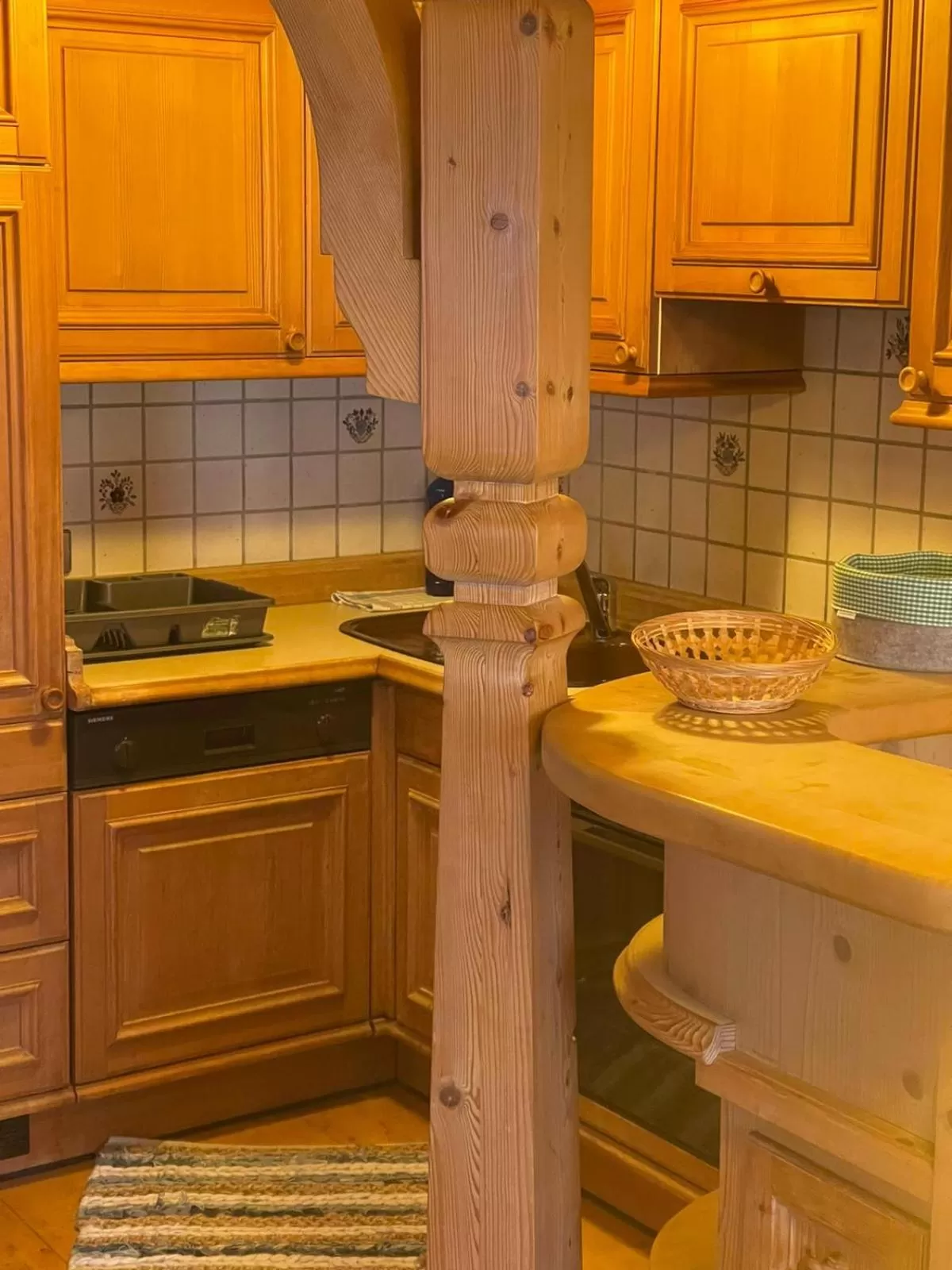 Kitchen or kitchenette in Hotel Sonnleiten