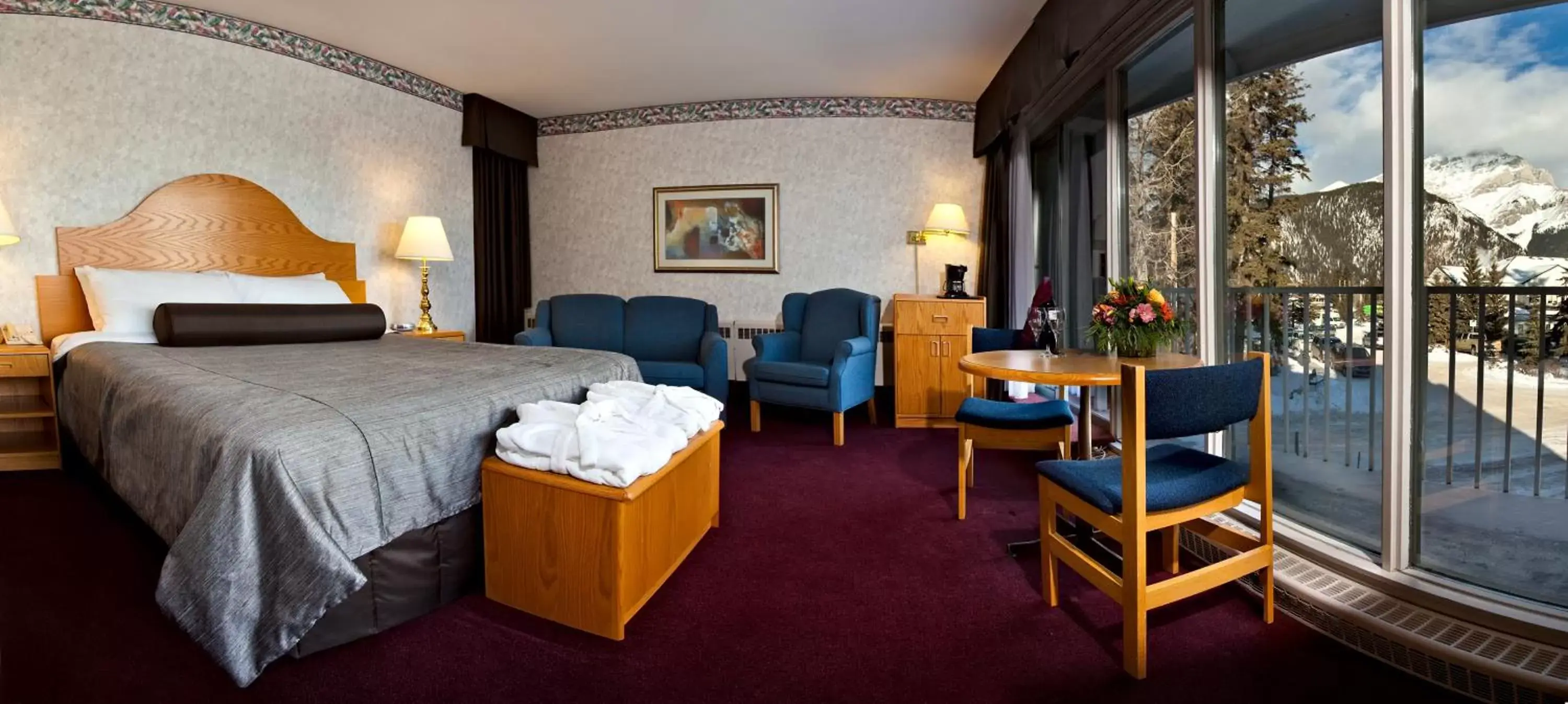 King Room with Mountain View in Bow View Lodge King Room with Mountain View in Bow View Lodge