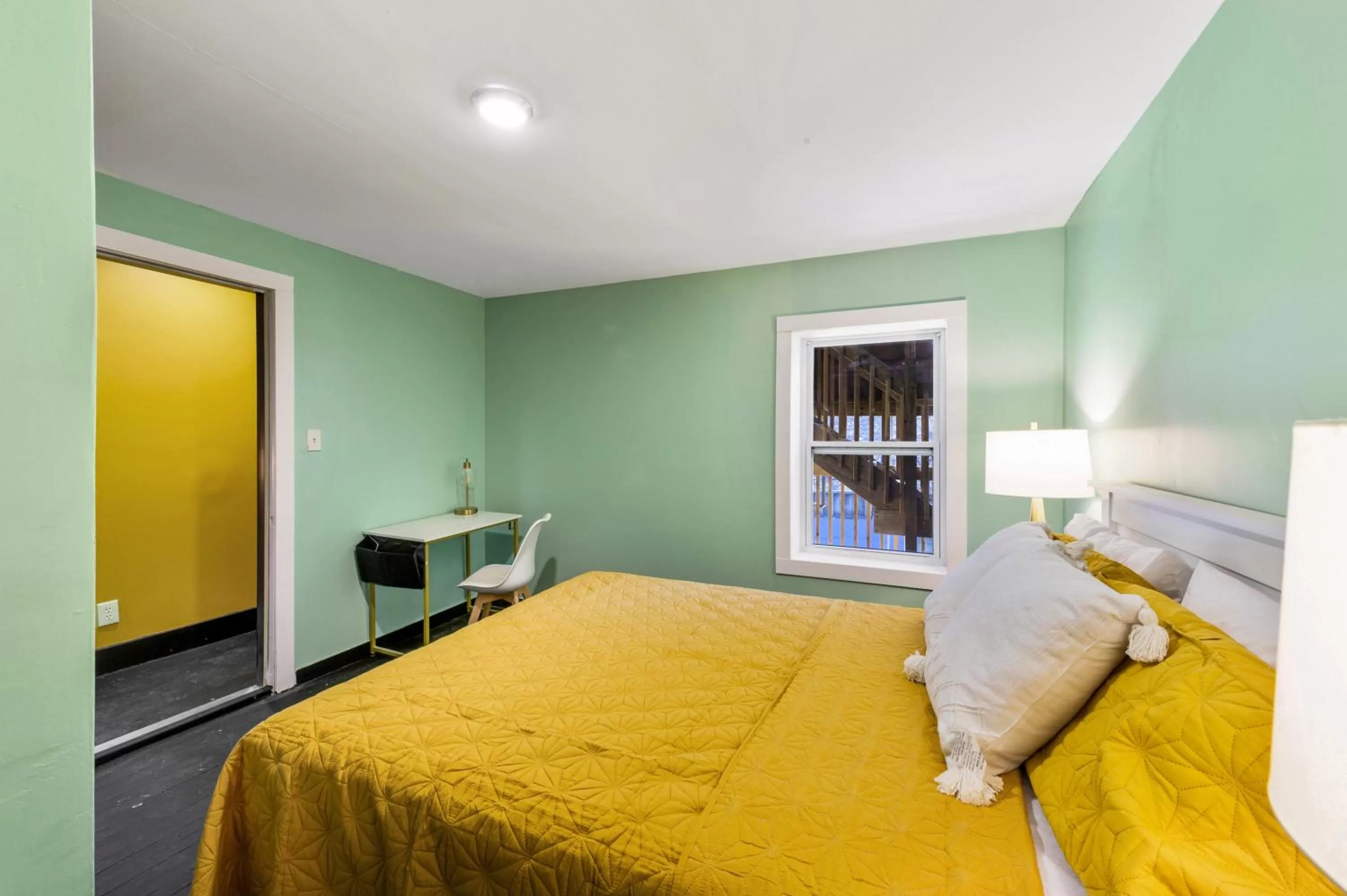 Bed in Randolph Hotel