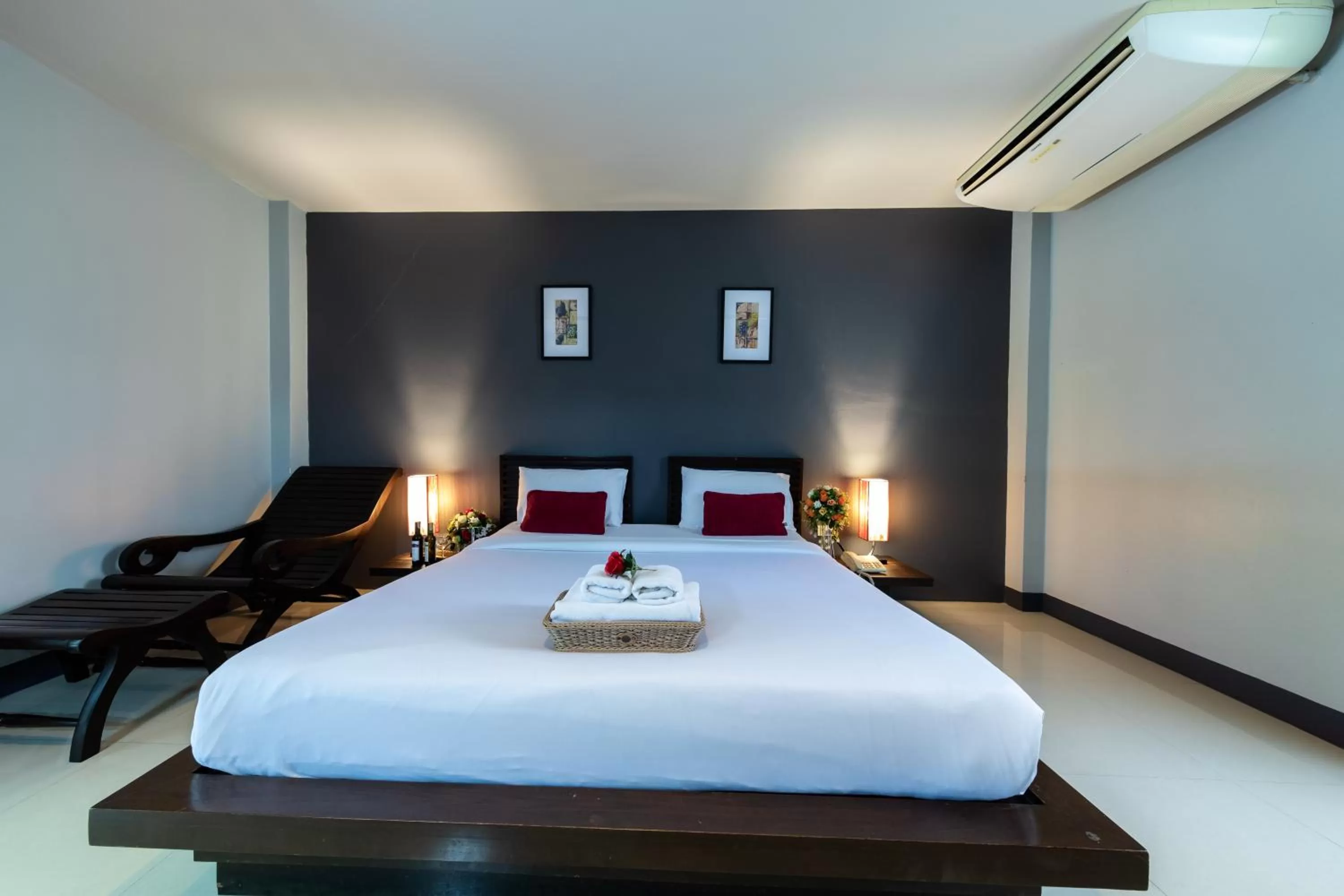 Bed in The RiverKwai Bridge Resort