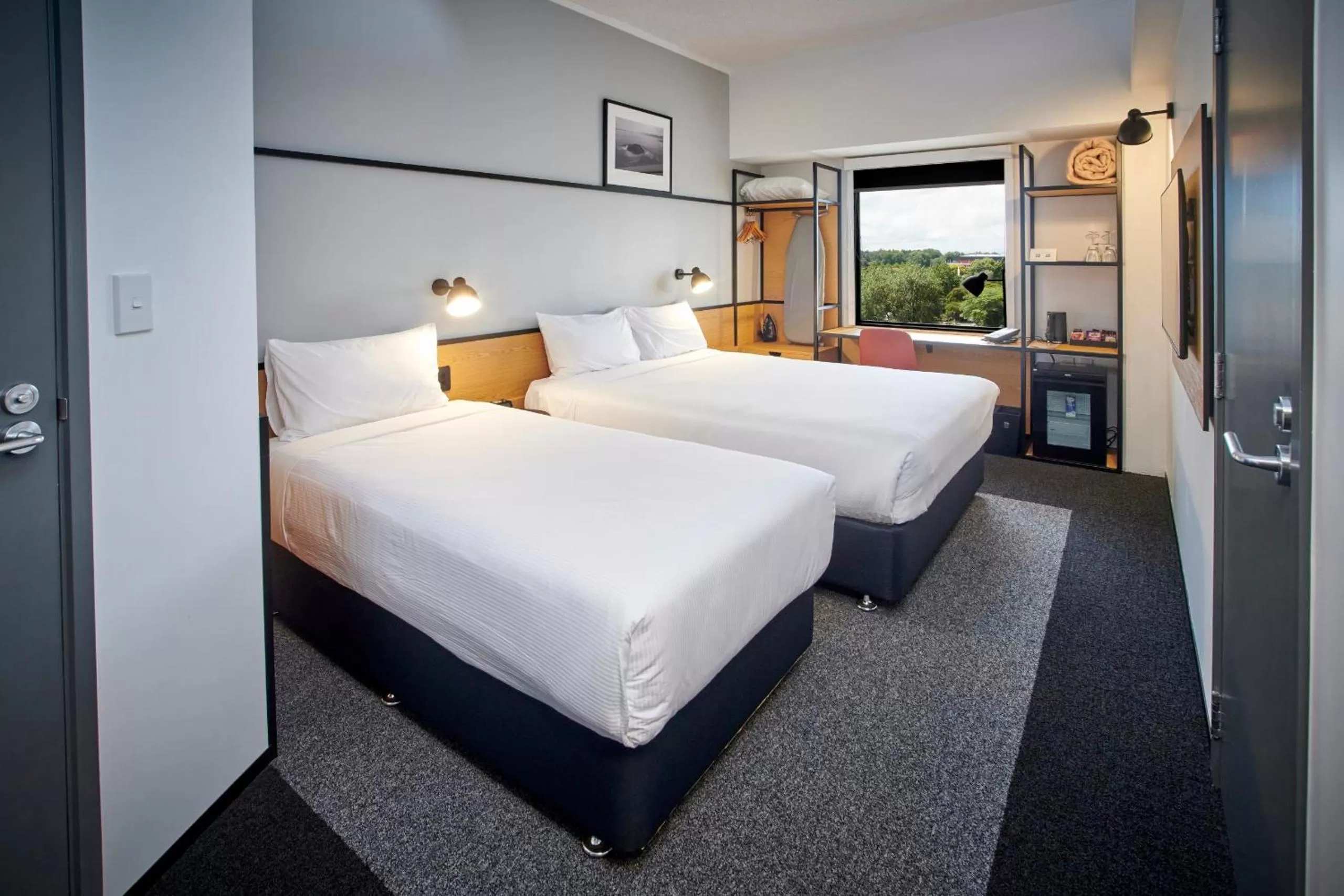 Bed in ibis Hamilton Tainui