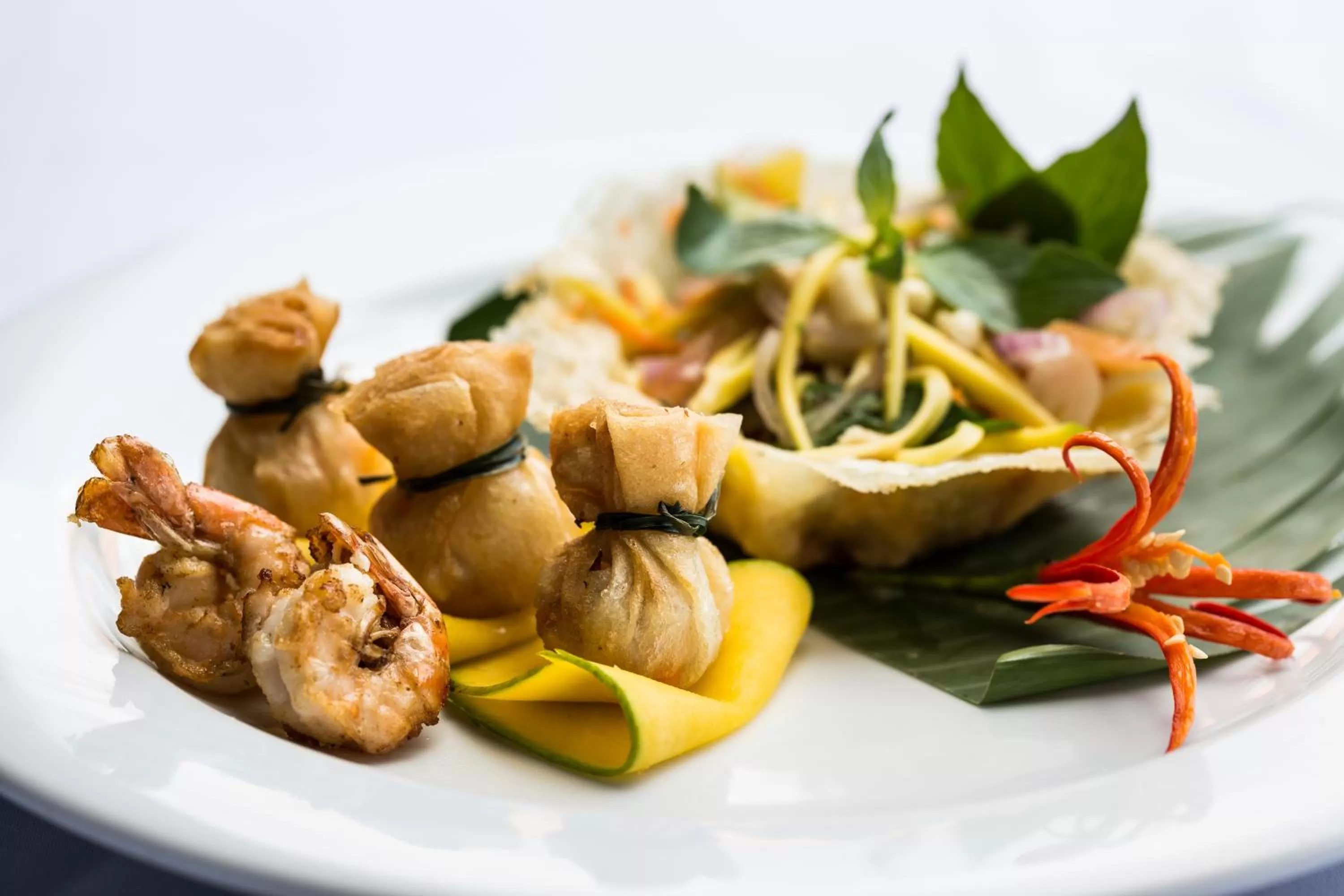 Food in Java Wooden Villa & Residence