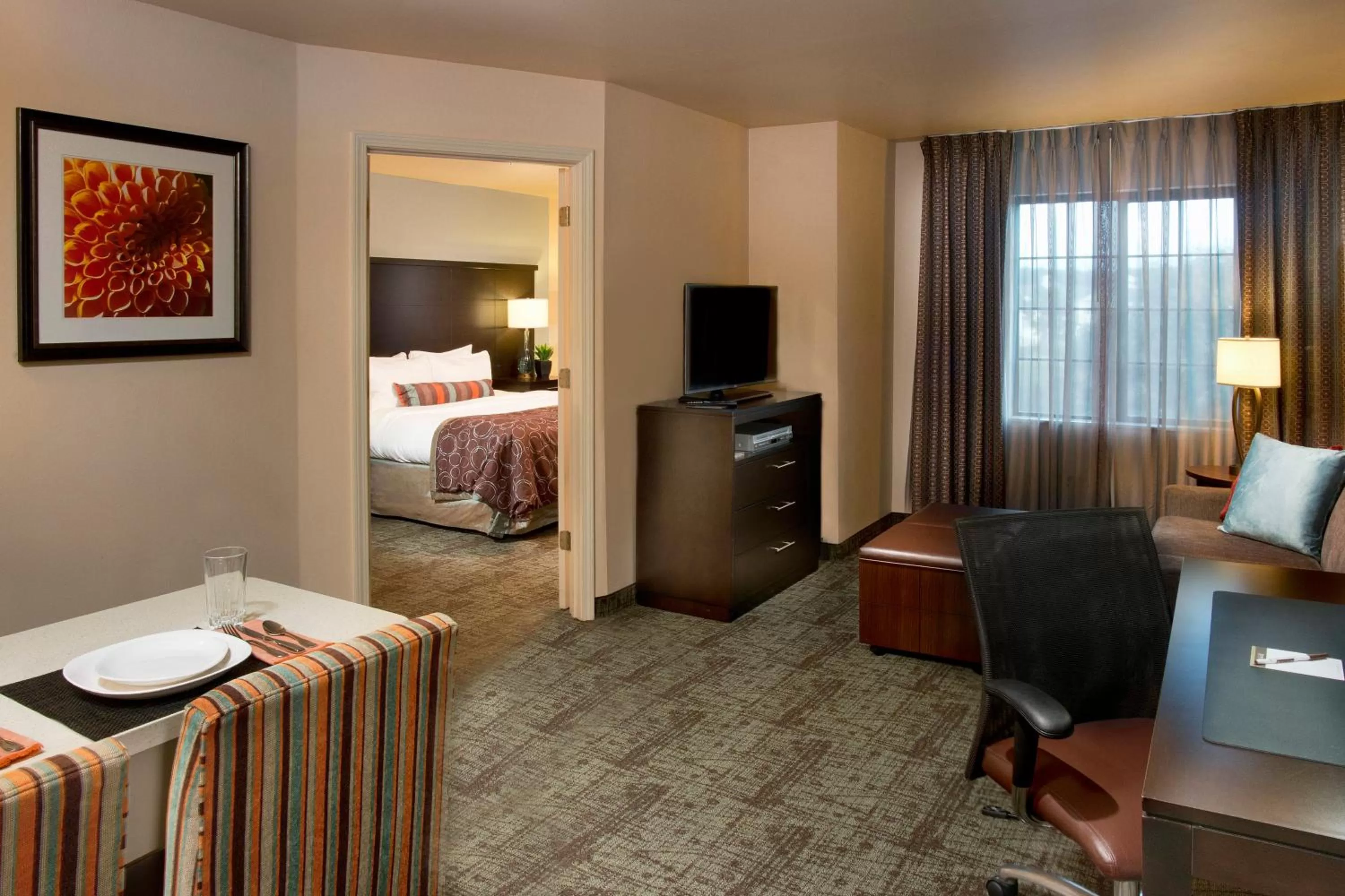 Photo of the whole room, Bed in Staybridge Suites Myrtle Beach-Fantasy Harbour by IHG