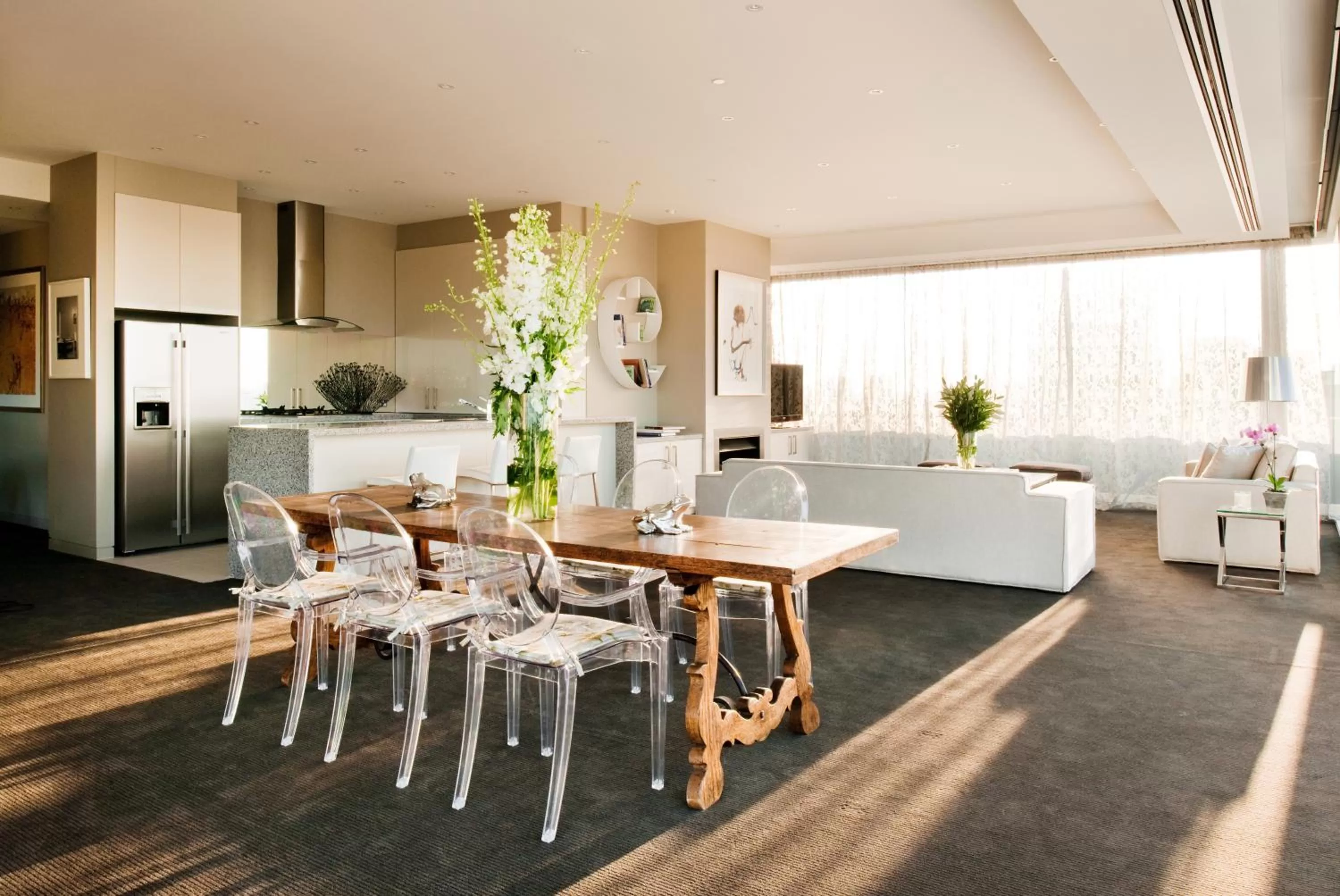 Living room in The Olsen Melbourne Art Series