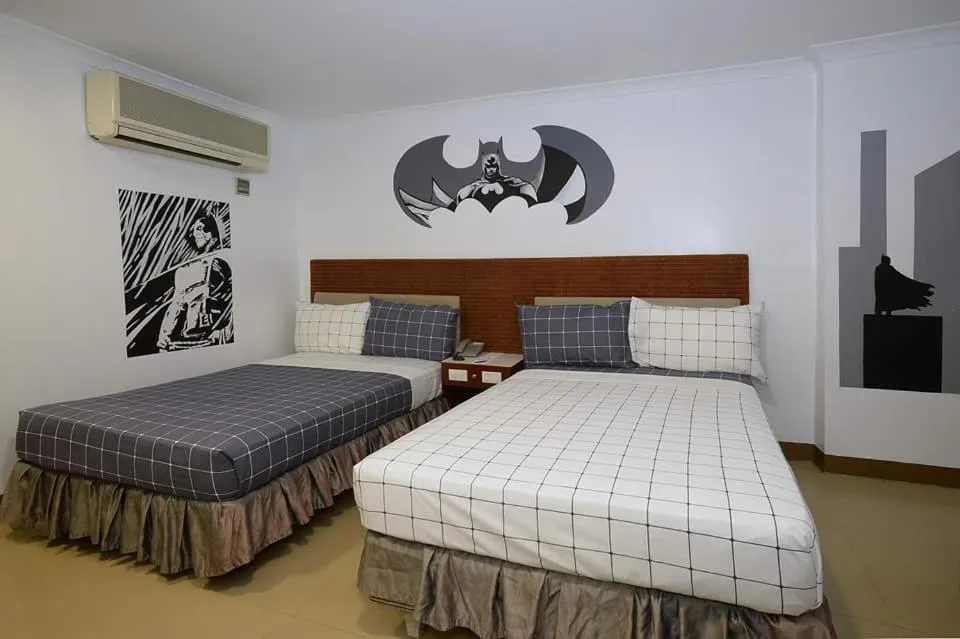 Bed in The Golden Pine Hotel