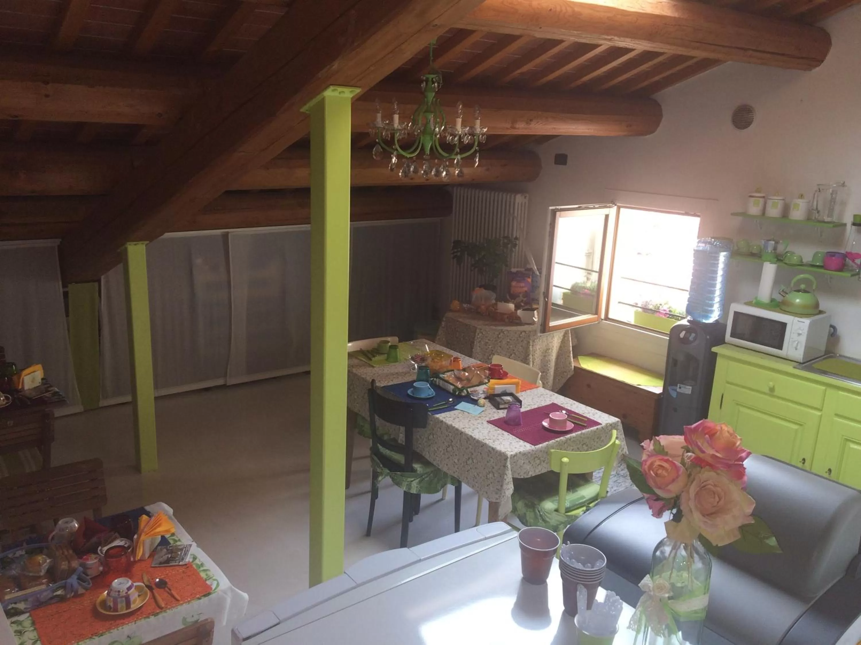 Communal kitchen in B&B Cittabella