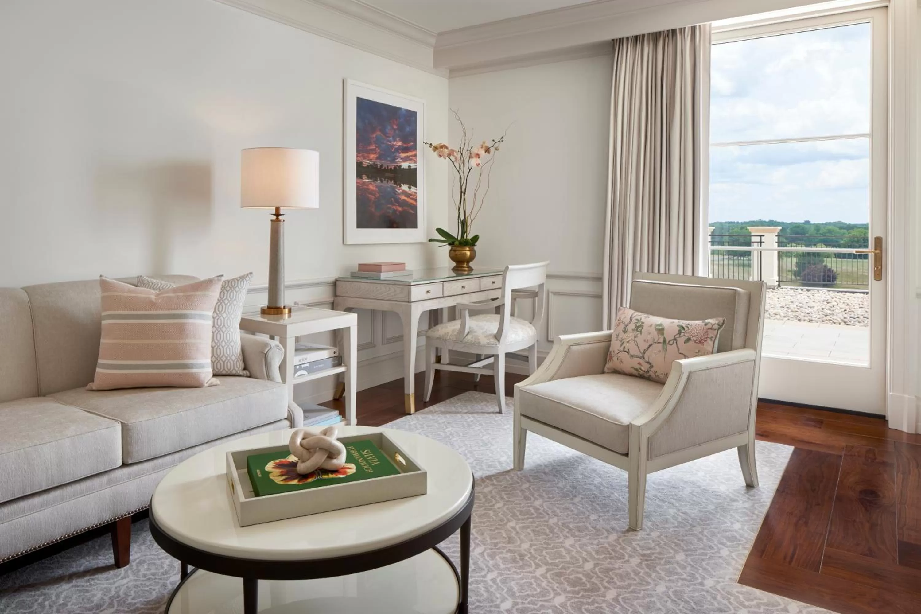 Living room in Keswick Hall