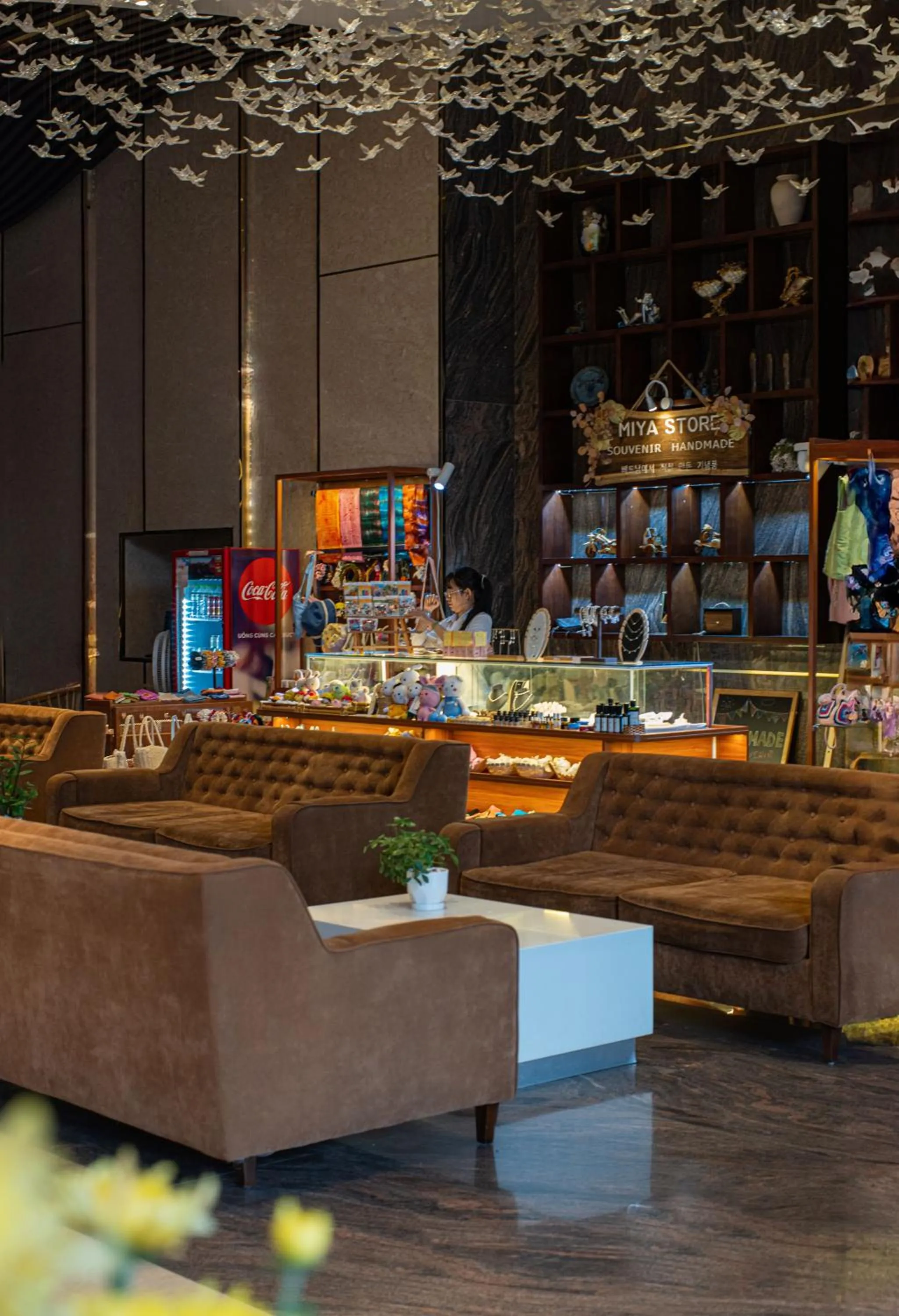 Seating area in LeMore Hotel Nha Trang