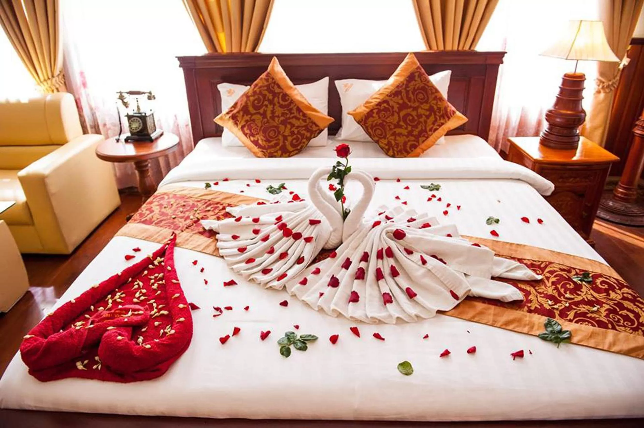 Decorative detail, Bed in Okay Boutique Hotel