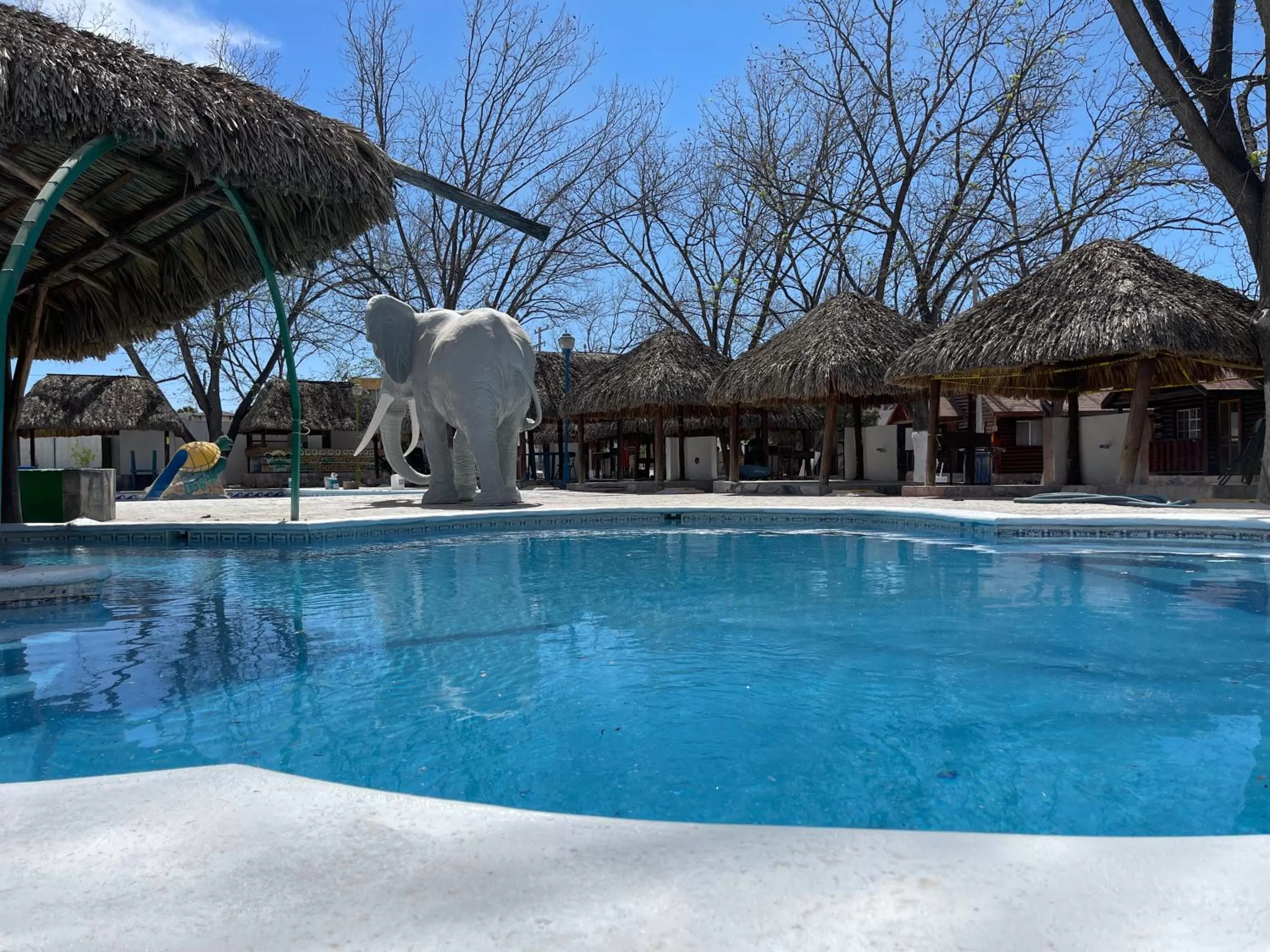 Pool view in Hotel Pueblo Viejo