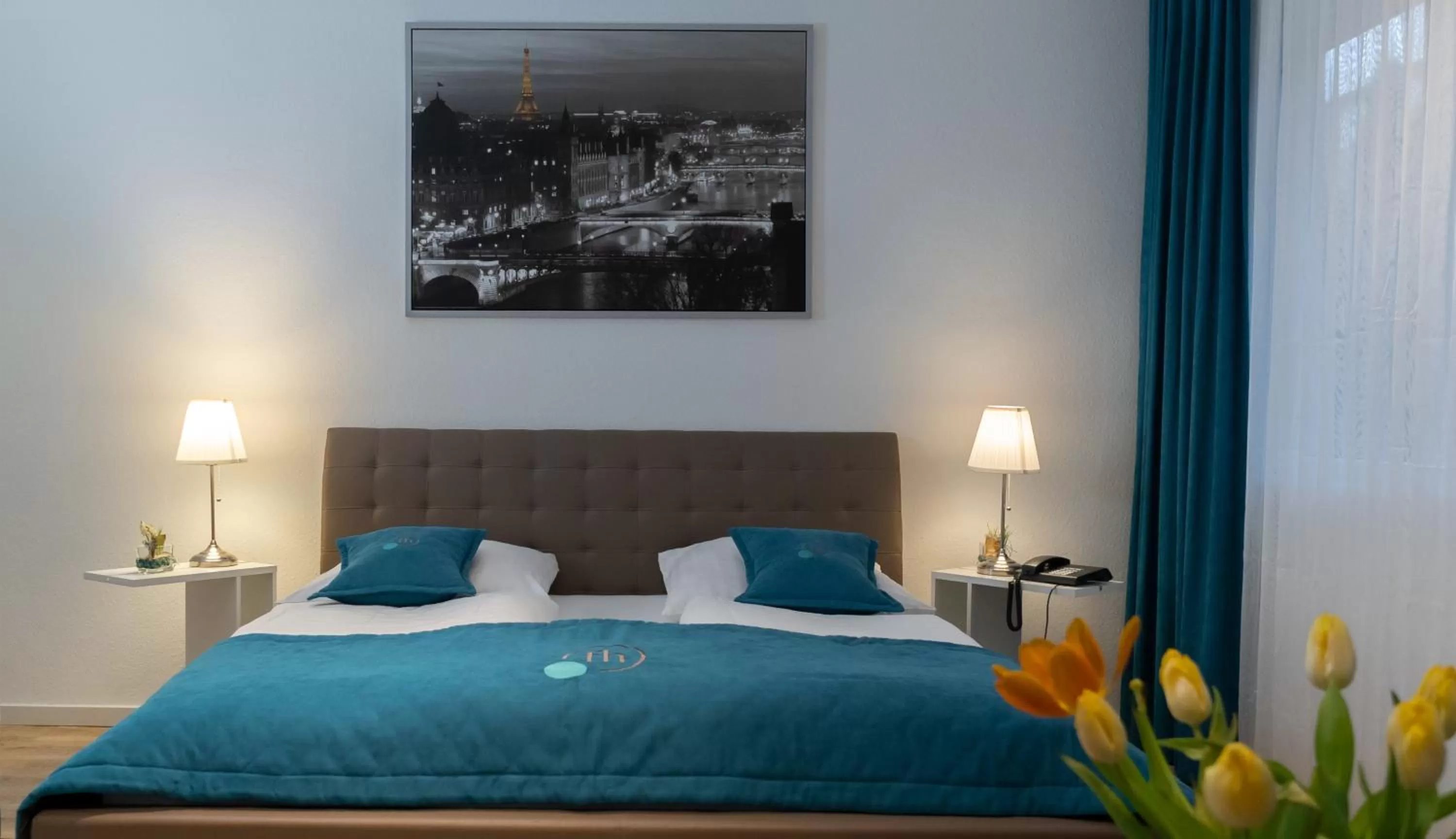 Bed in Friends Hotel Bad Salzuflen